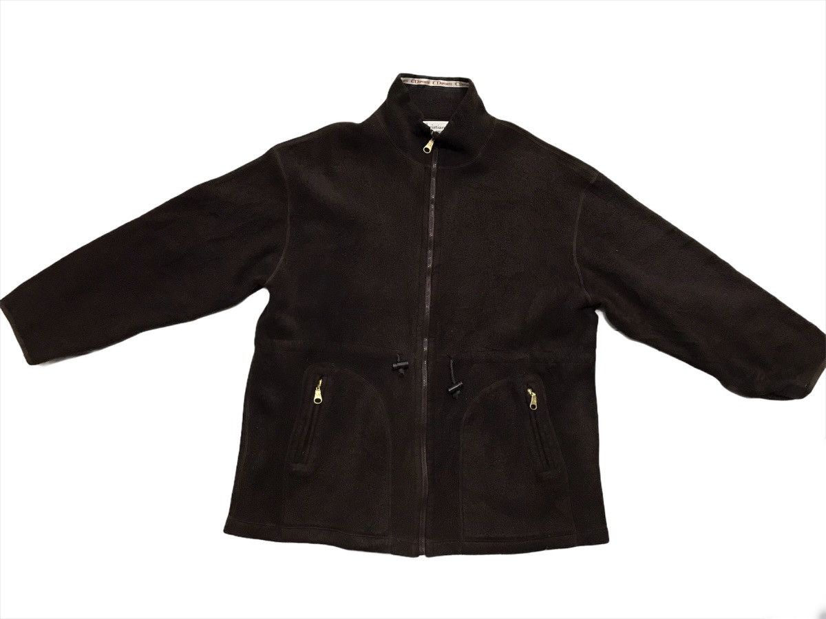 Christian Dior Monsieur Vintage Christian Dior Sports Big Logo Fleece Piece Jacket Size US L / EU 52-54 / 3 - 9 Thumbnail