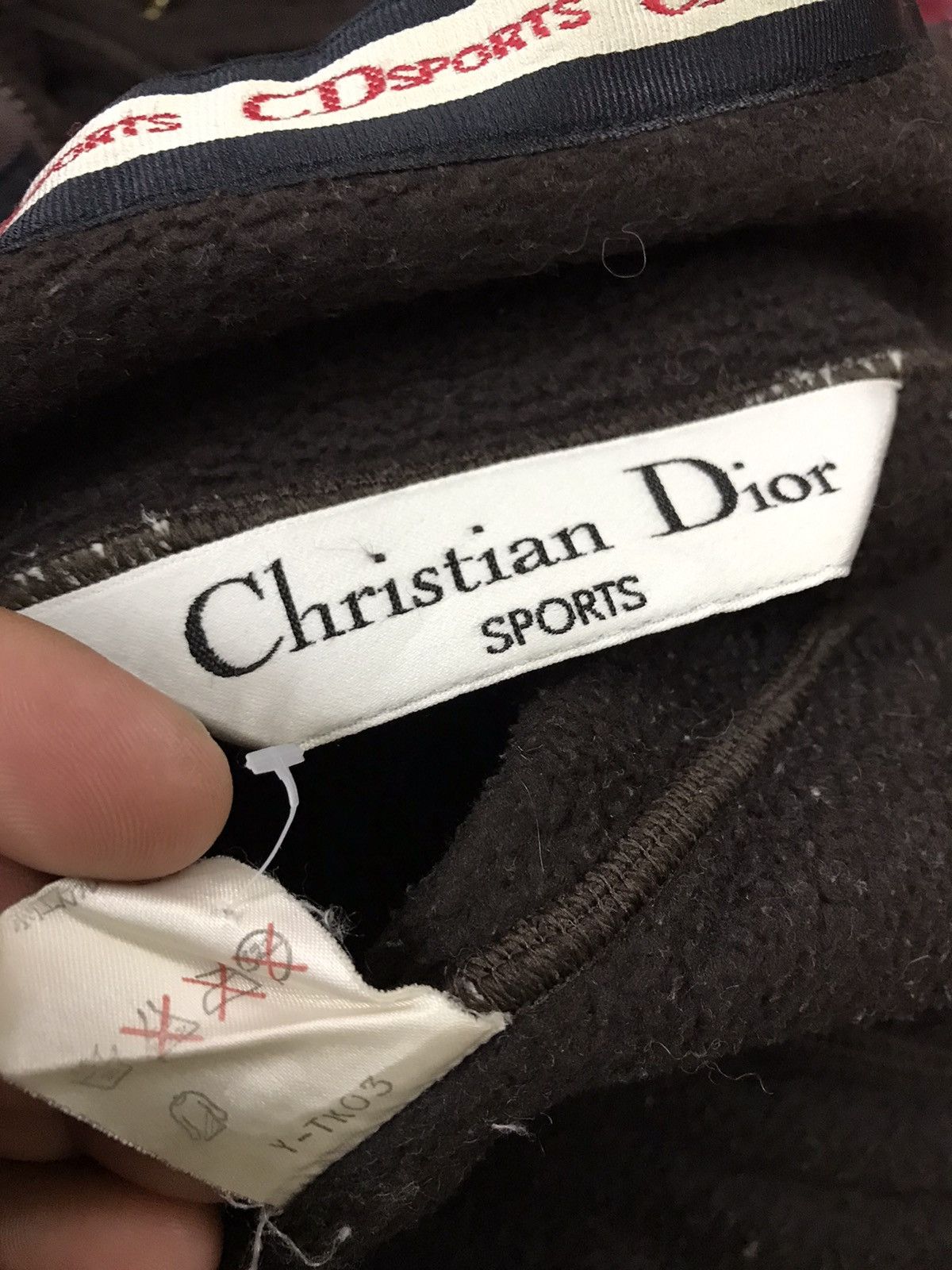 Christian Dior Monsieur Vintage Christian Dior Sports Big Logo Fleece Piece Jacket Size US L / EU 52-54 / 3 - 6 Thumbnail