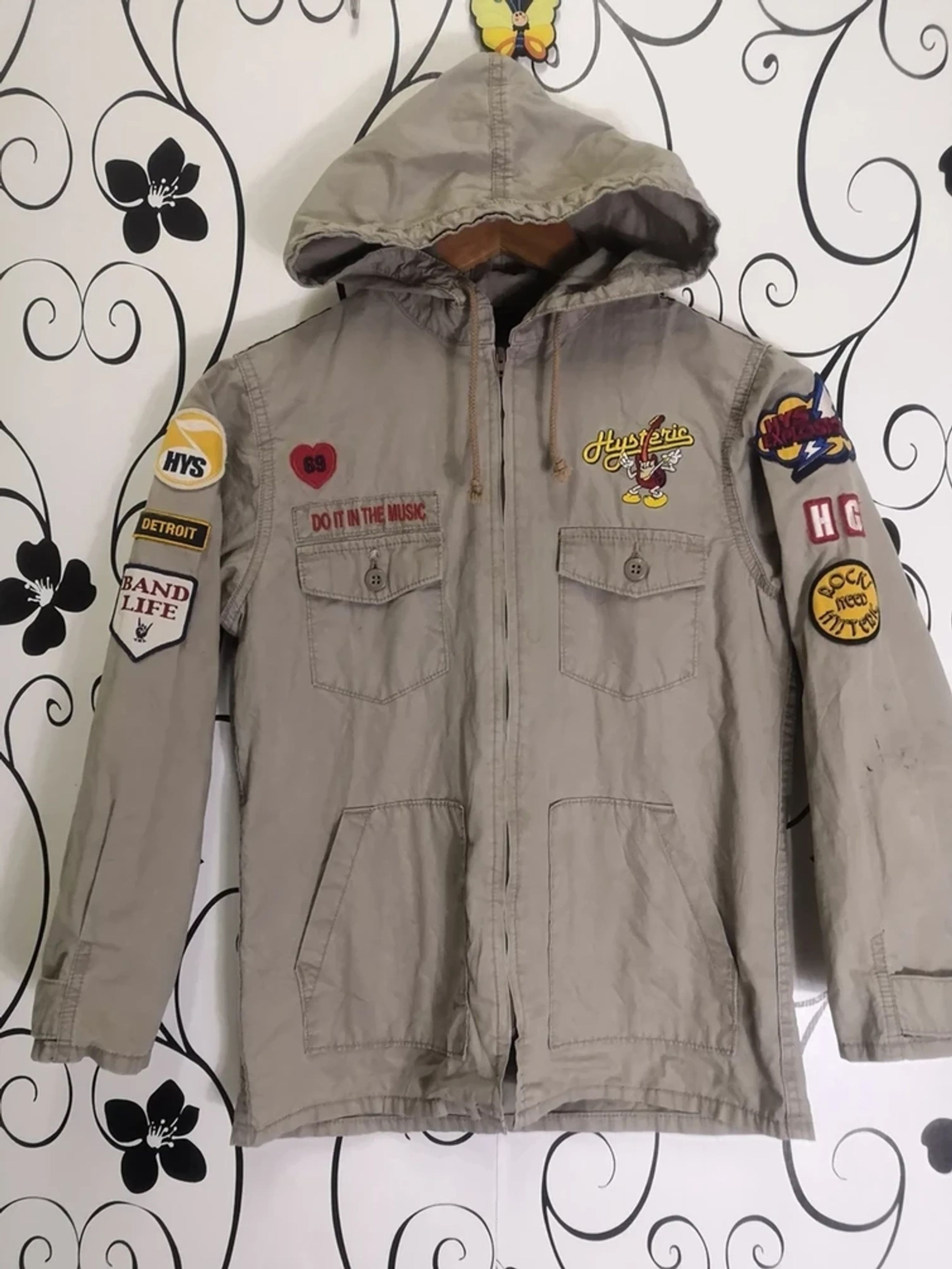 Hysteric Glamour Hysteric Glamour Mini Raw Power Bomber Jacket Hoodie Size US XXS / EU 40 - 2 Thumbnail