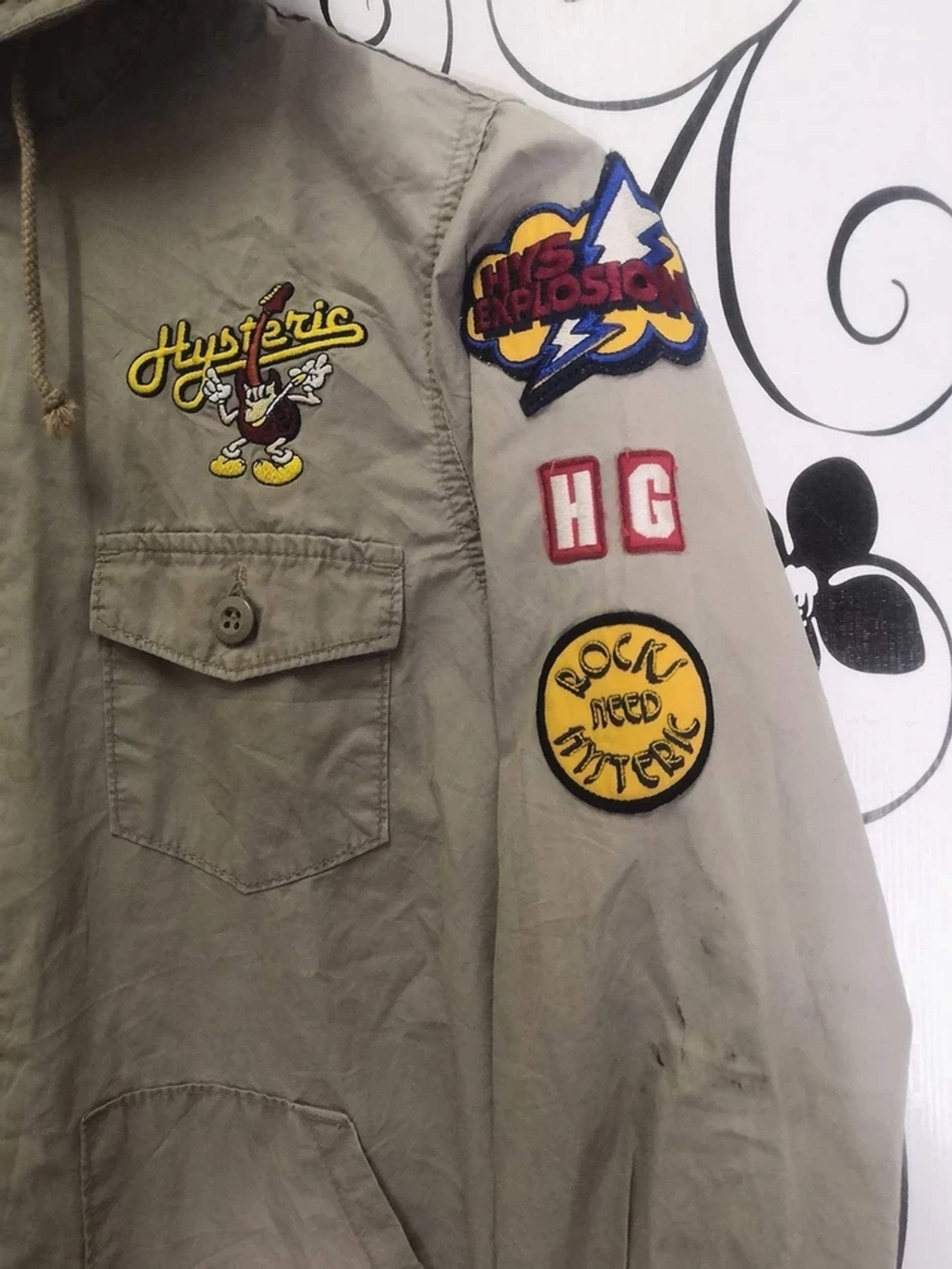 Hysteric Glamour Hysteric Glamour Mini Raw Power Bomber Jacket Hoodie Size US XXS / EU 40 - 3 Thumbnail