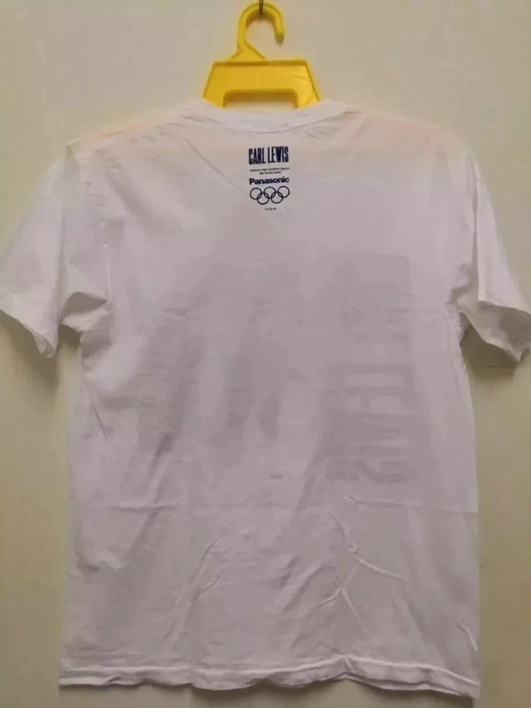 Other Vintage 90s CARL LEWIS T-Shirt 1992 Olympic Games RARE Size US L / EU 52-54 / 3 - 3 Thumbnail
