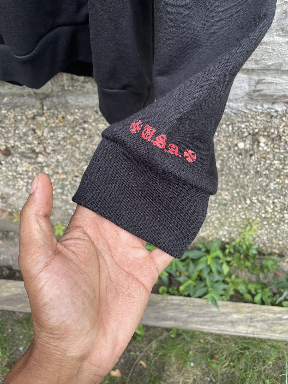 Chrome Hearts Chrome Hearts “Dot Com” Red Logo Website Exclusive Hoodie Size US L / EU 52-54 / 3 - 5 Thumbnail