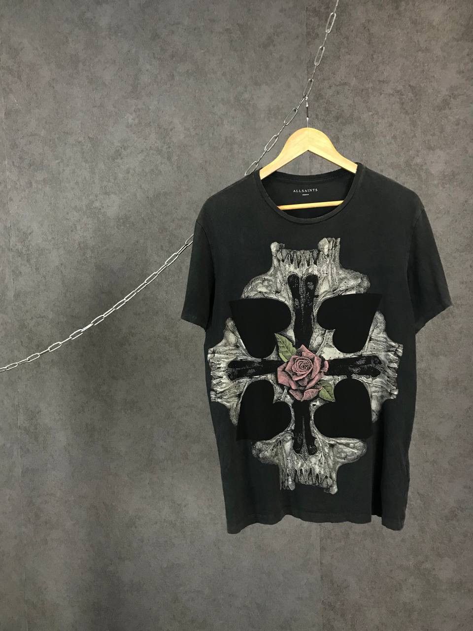 Allsaints Allsaints art distressed tee Size US M / EU 48-50 / 2 - 1 Thumbnail