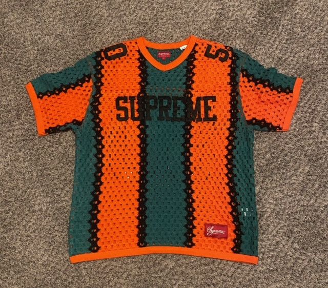 Supreme Supreme Crochet Football Jersey | Grailed