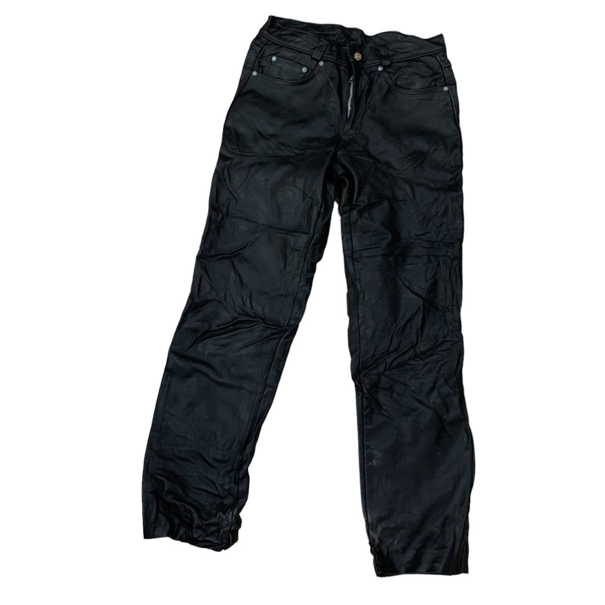 Schott 🔥Vintage Schott Leather Pants Size US 30 / EU 46 - 3 Thumbnail
