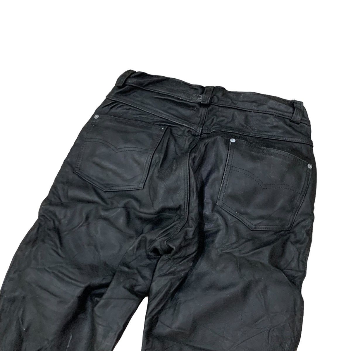 Schott 🔥Vintage Schott Leather Pants Size US 30 / EU 46 - 6 Thumbnail
