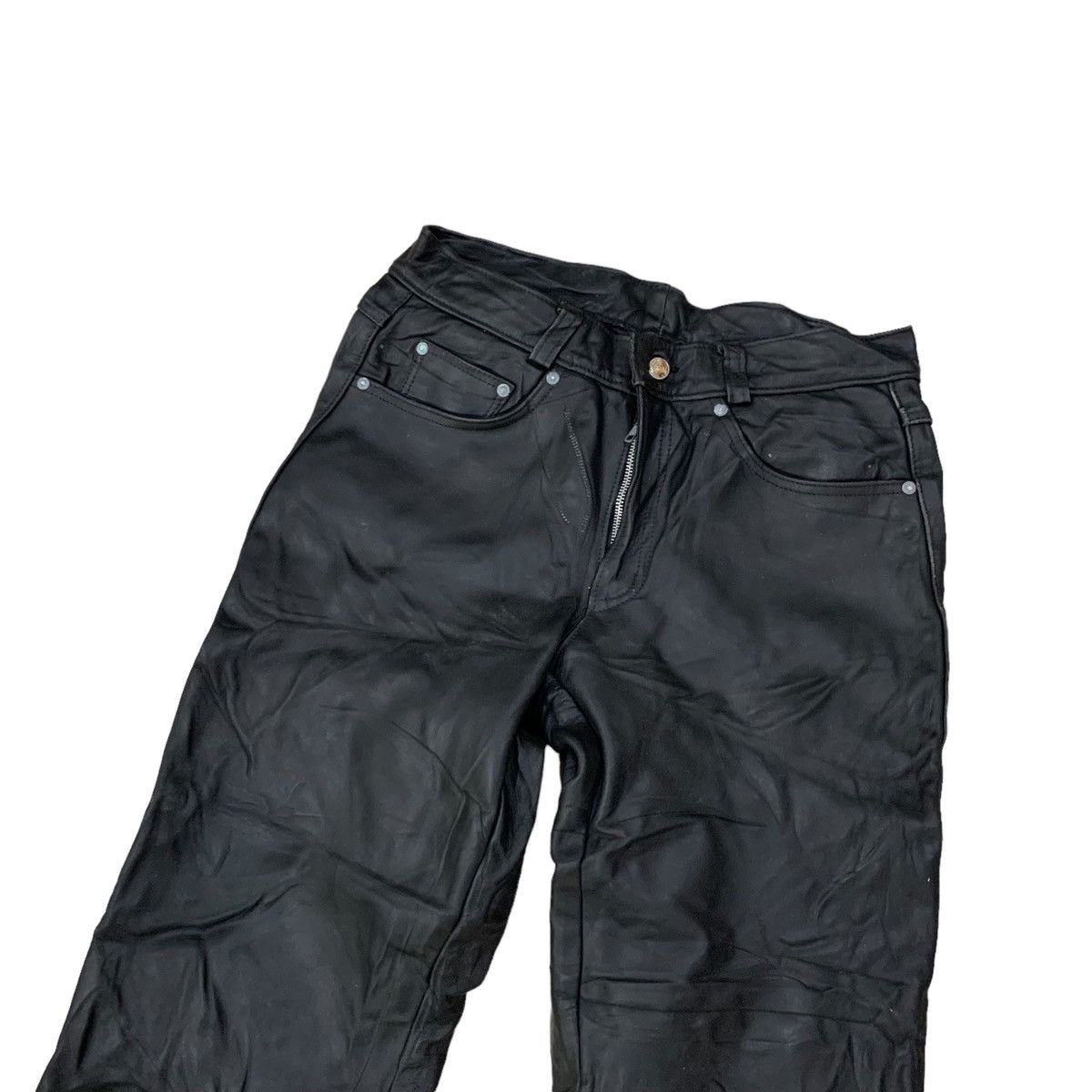 Schott 🔥Vintage Schott Leather Pants Size US 30 / EU 46 - 4 Thumbnail