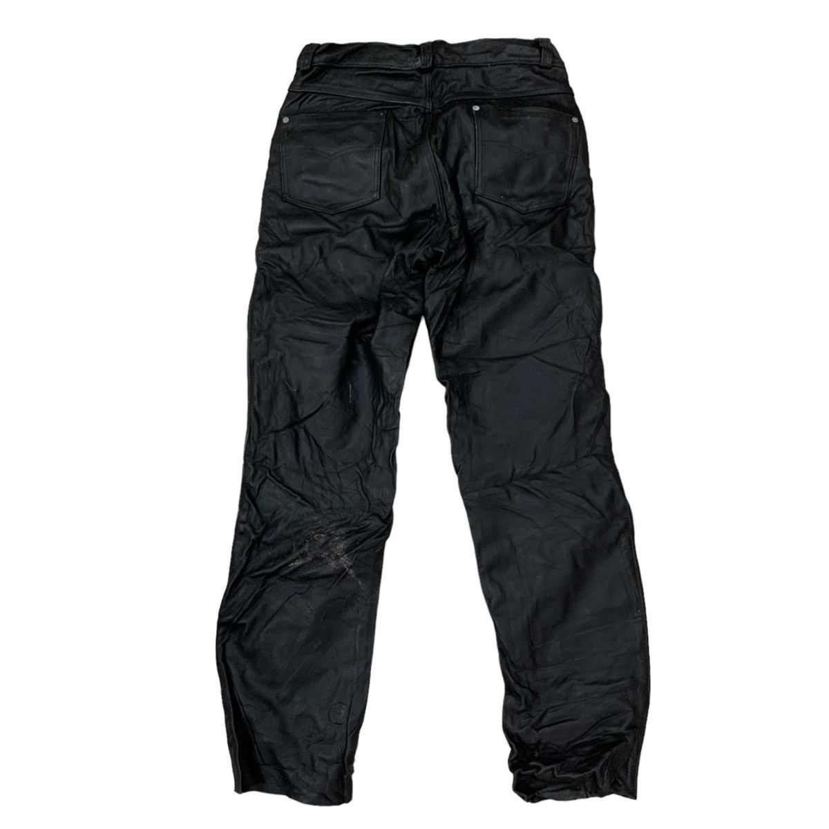 Schott 🔥Vintage Schott Leather Pants Size US 30 / EU 46 - 2 Thumbnail