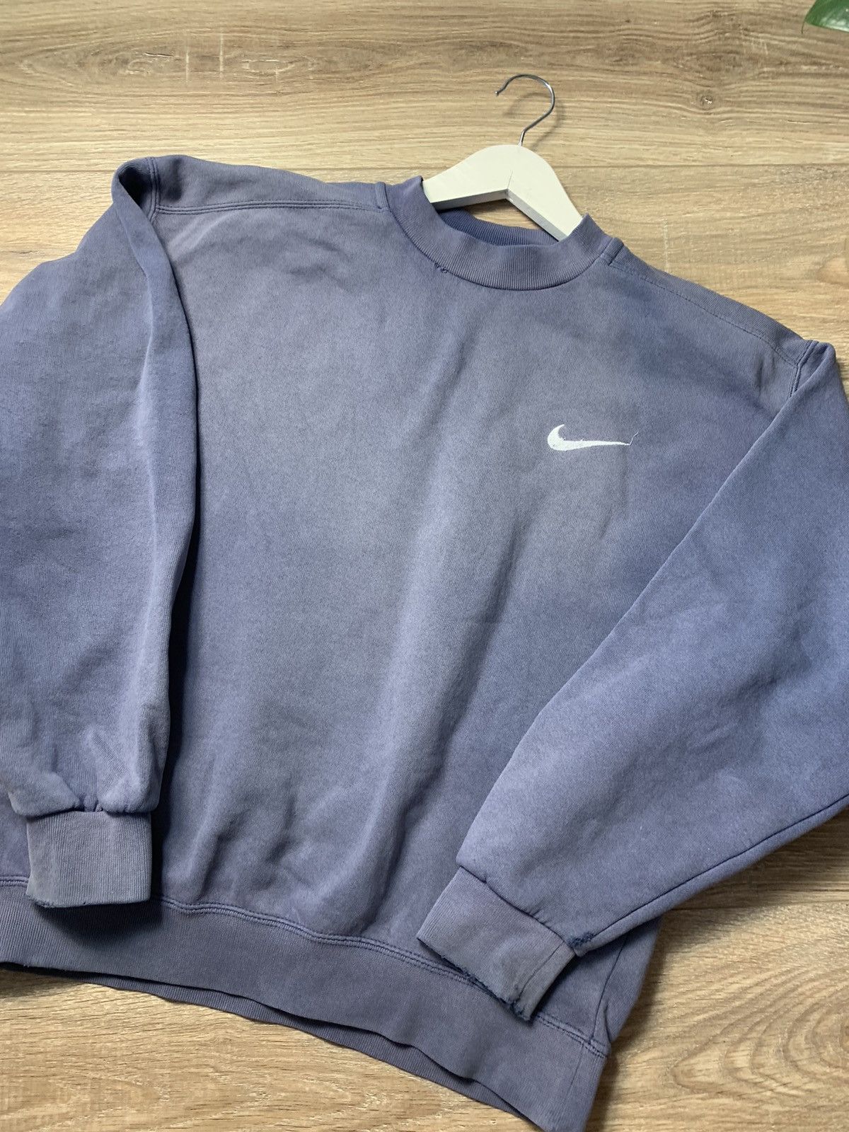 Nike × Vintage Trashed Vintage Sweatshirt Nike Size US S / EU 44-46 / 1 - 2 Thumbnail