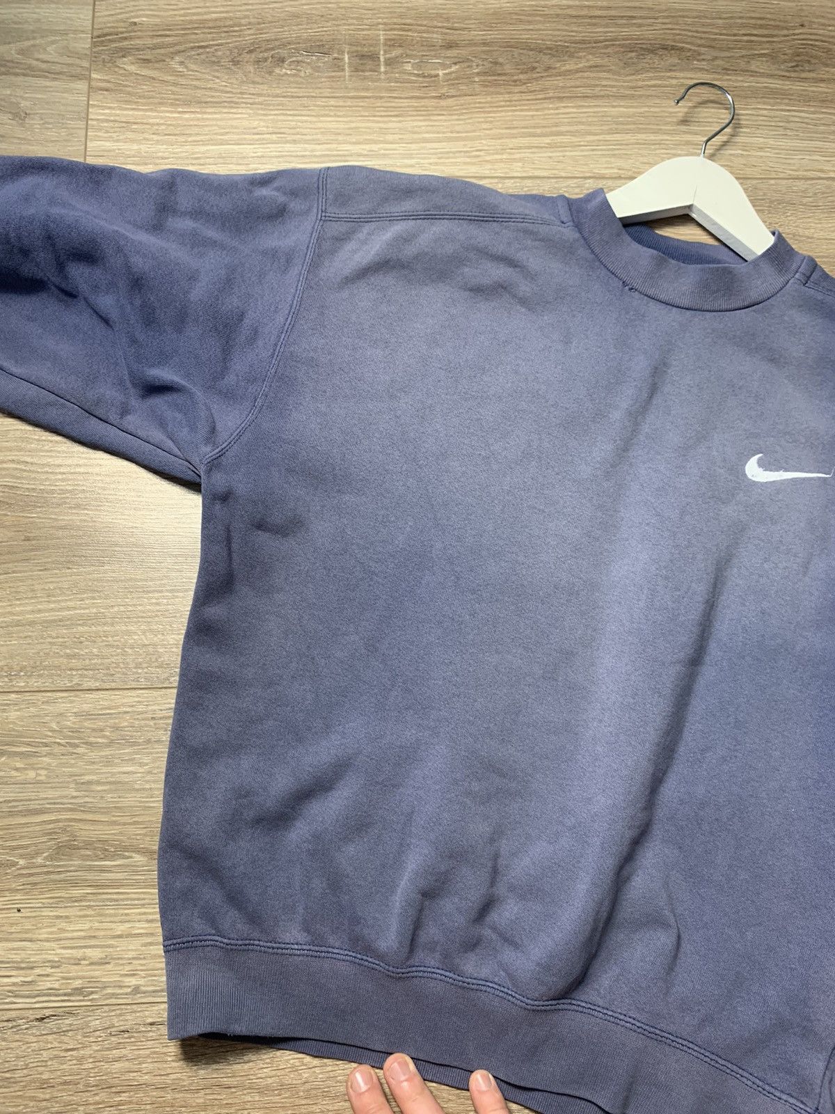 Nike × Vintage Trashed Vintage Sweatshirt Nike Size US S / EU 44-46 / 1 - 4 Thumbnail