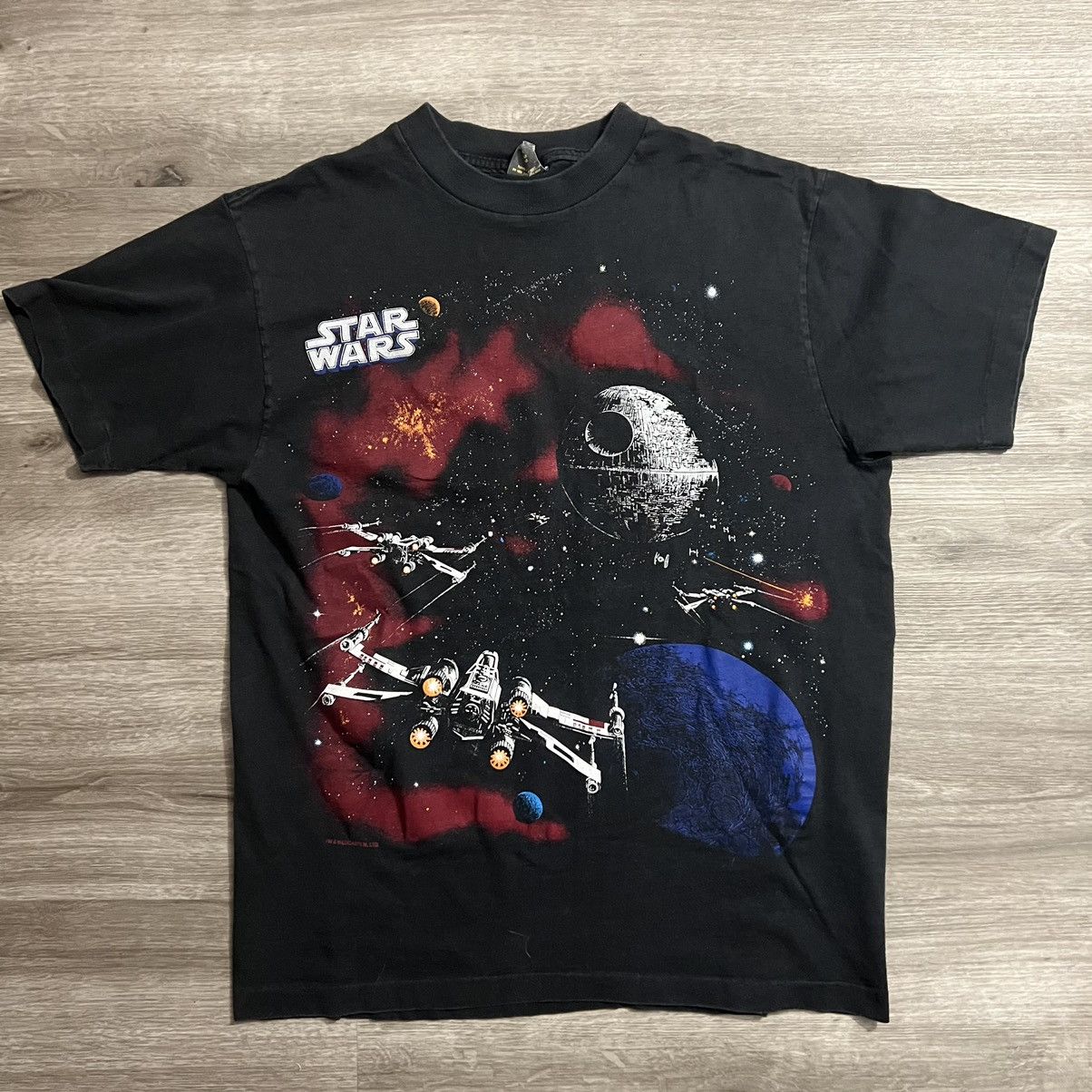 Star Wars × Vintage Vintage Star Wars X-Wing Death Star Tee Size US L / EU 52-54 / 3 - 2 Thumbnail