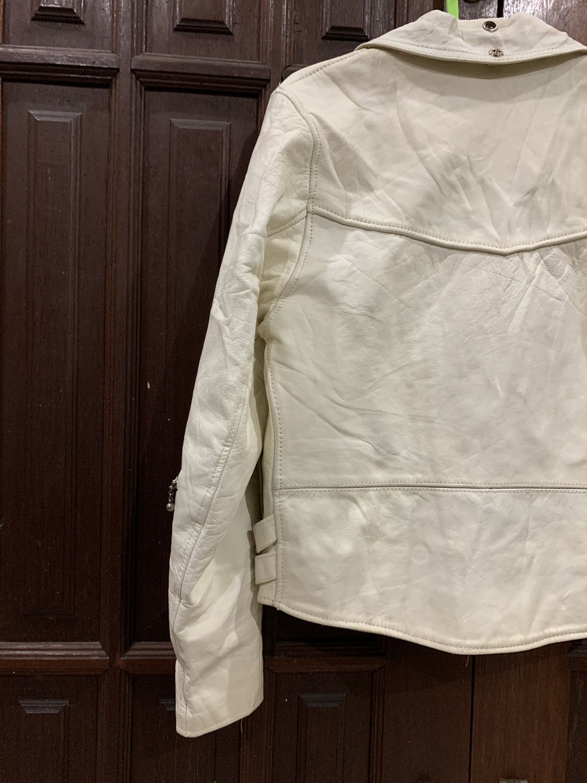 Genuine Leather 🔥UPSTART COWHIDE LEATHER DOUBLE COLLAR JACKETS Size US S / EU 44-46 / 1 - 8 Thumbnail