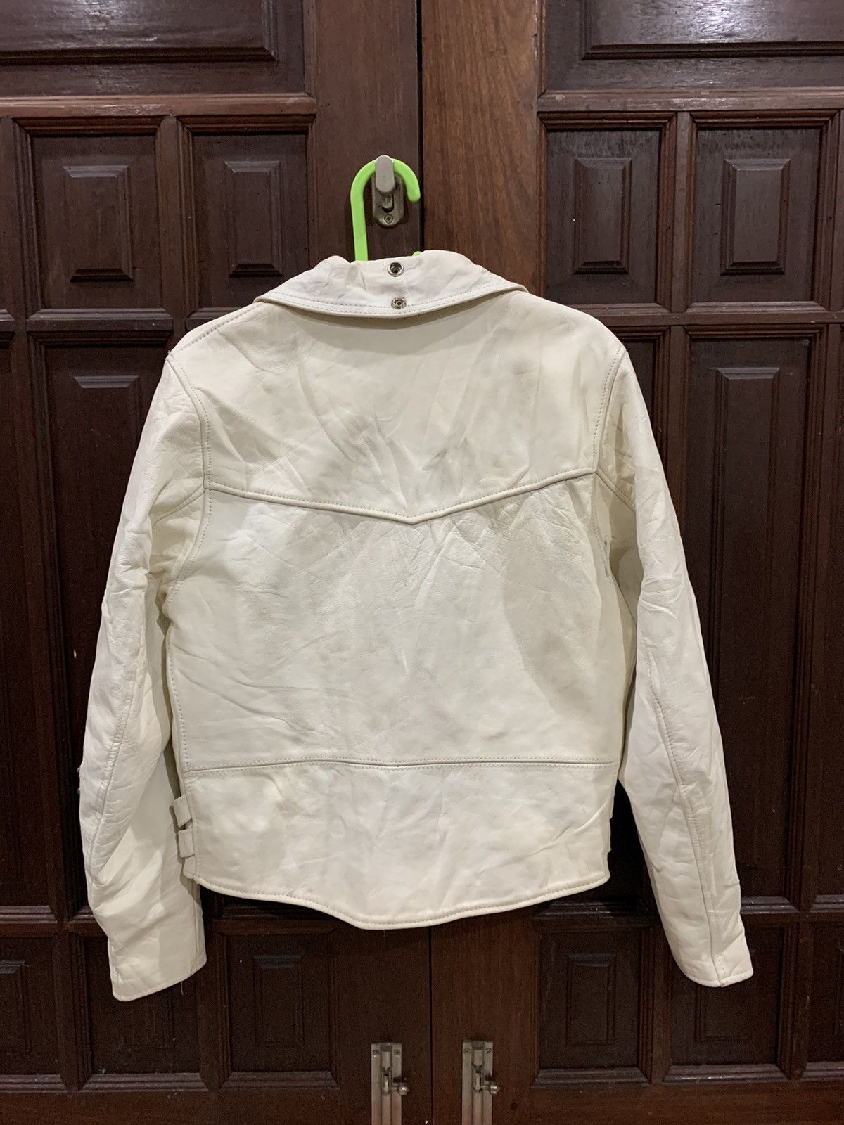 Genuine Leather 🔥UPSTART COWHIDE LEATHER DOUBLE COLLAR JACKETS Size US S / EU 44-46 / 1 - 7 Thumbnail