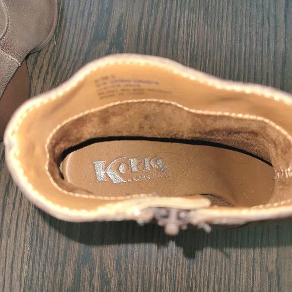 Kork-Ease Korks Patrina Leather Distressed Bootie Casual Travel Size US 6 / IT 36 - 7 Thumbnail