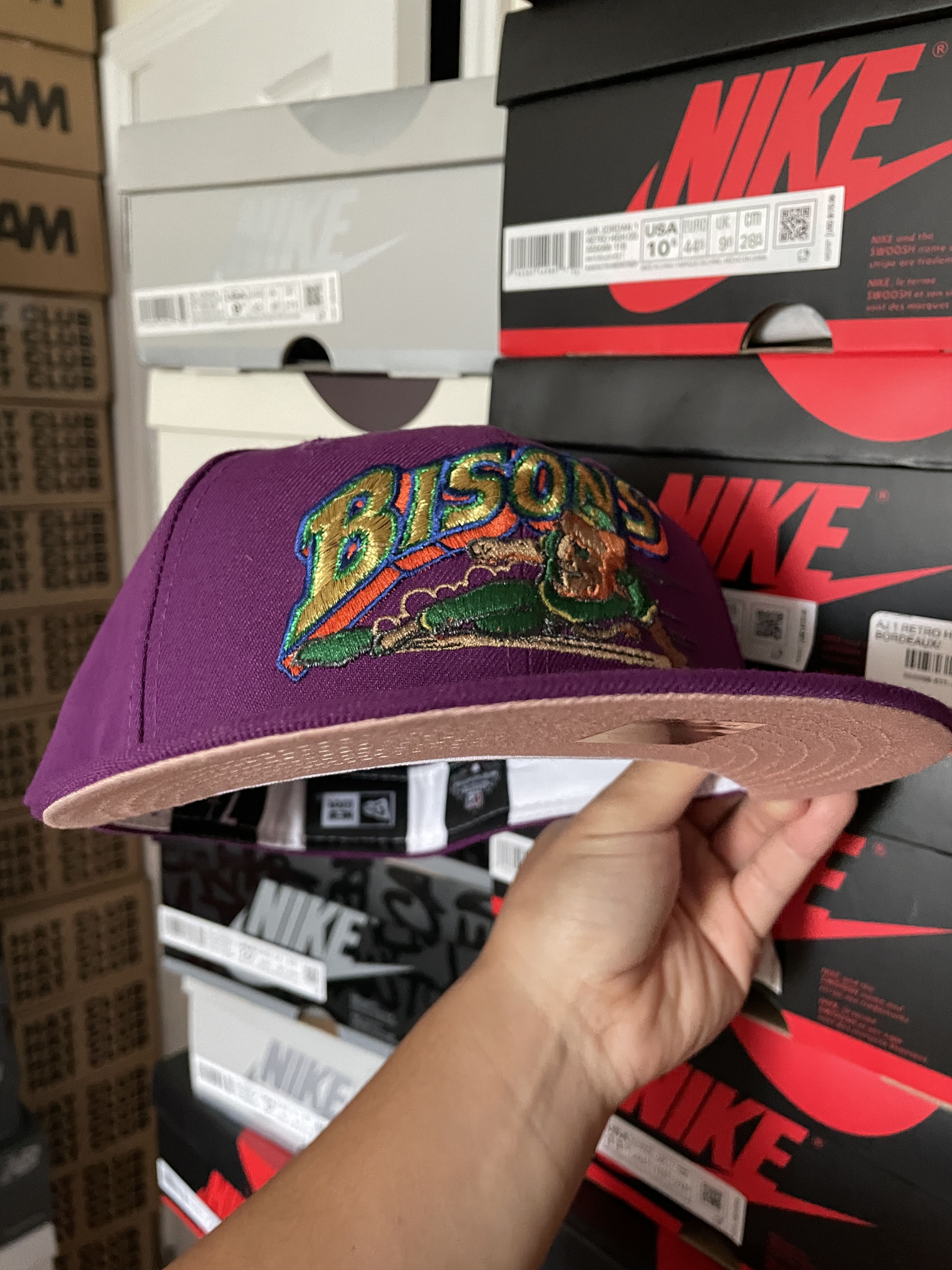 MLB × New Era 7 1/8 Myfitteds Lucky Charms Buffalo Bisons Purple Fruity Size ONE SIZE - 6 Thumbnail