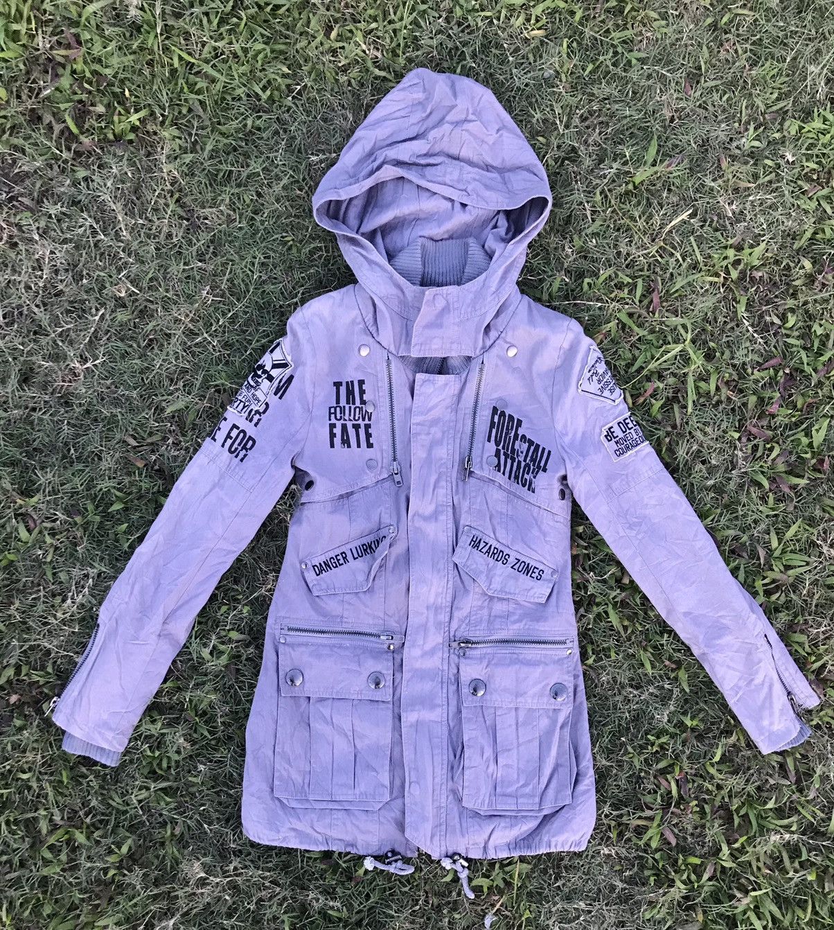 Japanese Brand × Seditionaries Ghost of Harlem parkas jacket with hoodie Size US XS / EU 42 / 0 - 1 Thumbnail