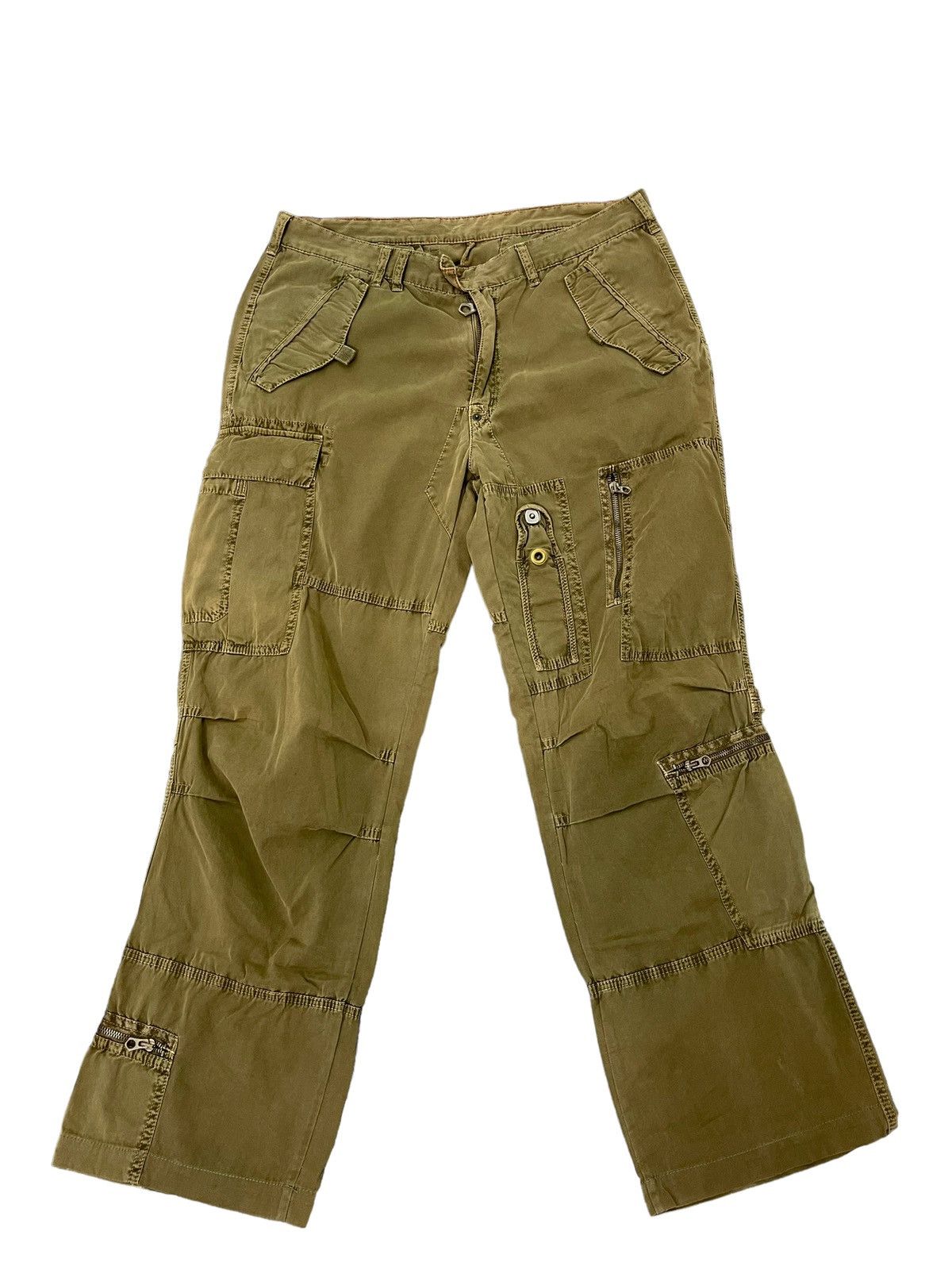 Polo Ralph Lauren Wide Cargo Pant Polo RL Military Combat Multi Pockets 2🟦5 Size US 36 / EU 52 - 2 Thumbnail