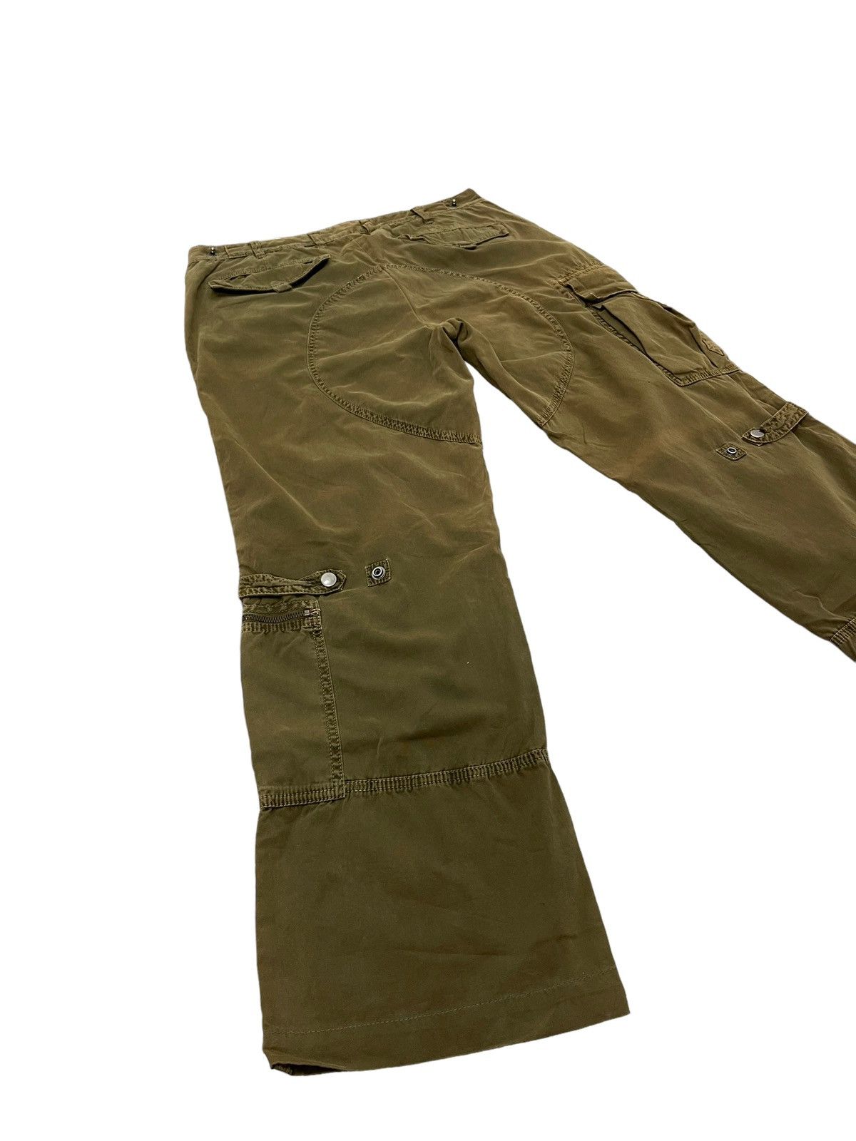 Polo Ralph Lauren Wide Cargo Pant Polo RL Military Combat Multi Pockets 2🟦5 Size US 36 / EU 52 - 12 Thumbnail