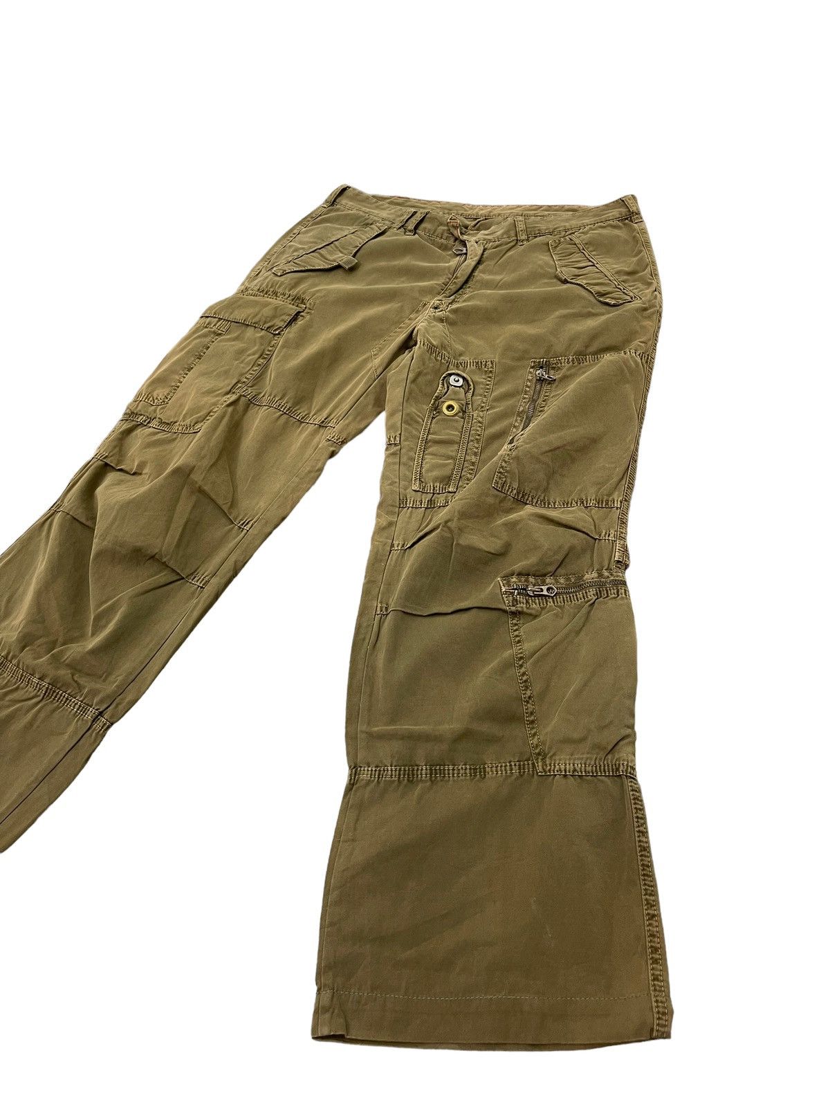 Polo Ralph Lauren Wide Cargo Pant Polo RL Military Combat Multi Pockets 2🟦5 Size US 36 / EU 52 - 3 Thumbnail