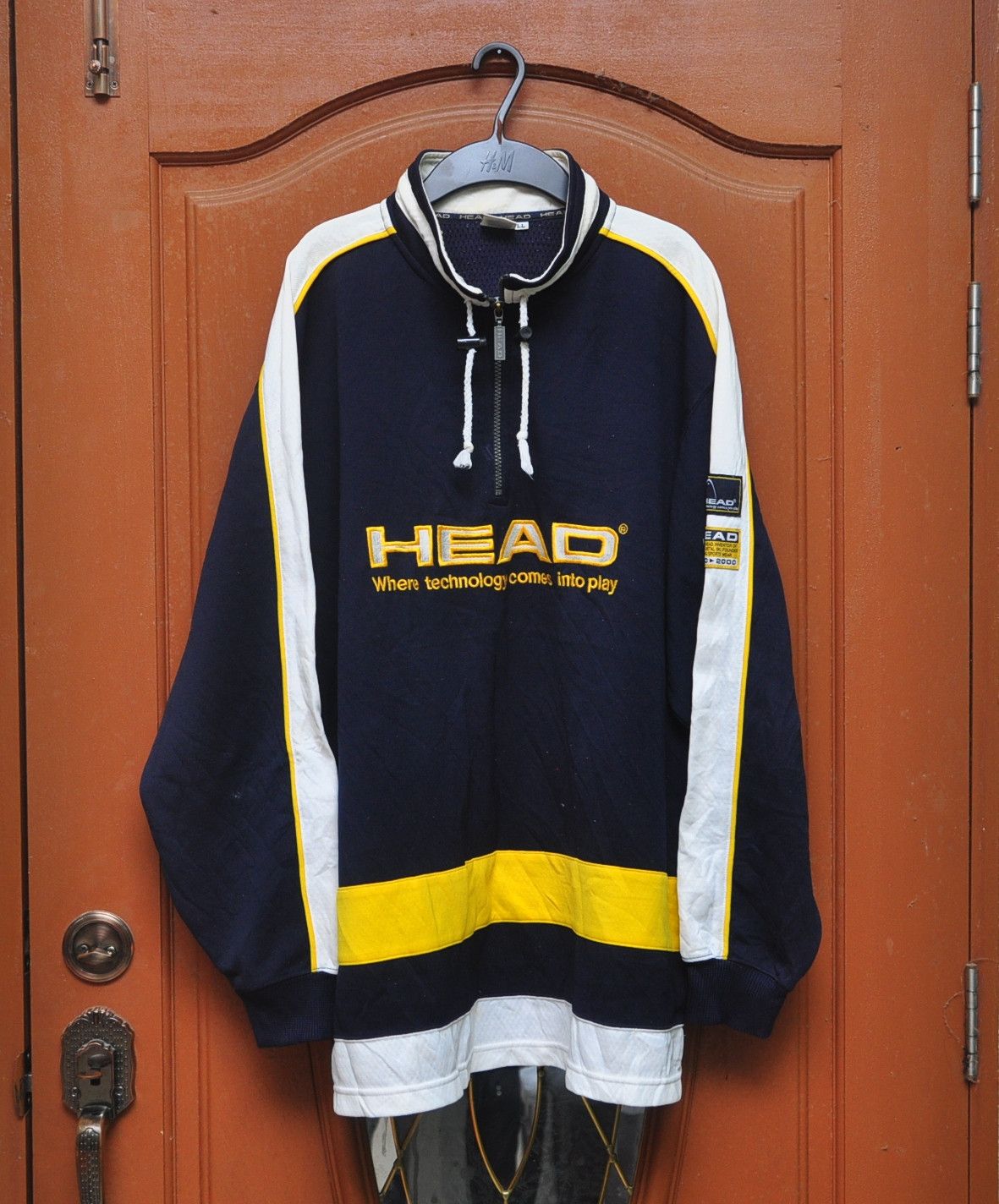image of Vintage Head Sweatshirt Pullover Streetwear Style Fashion, Men's (Size XL)