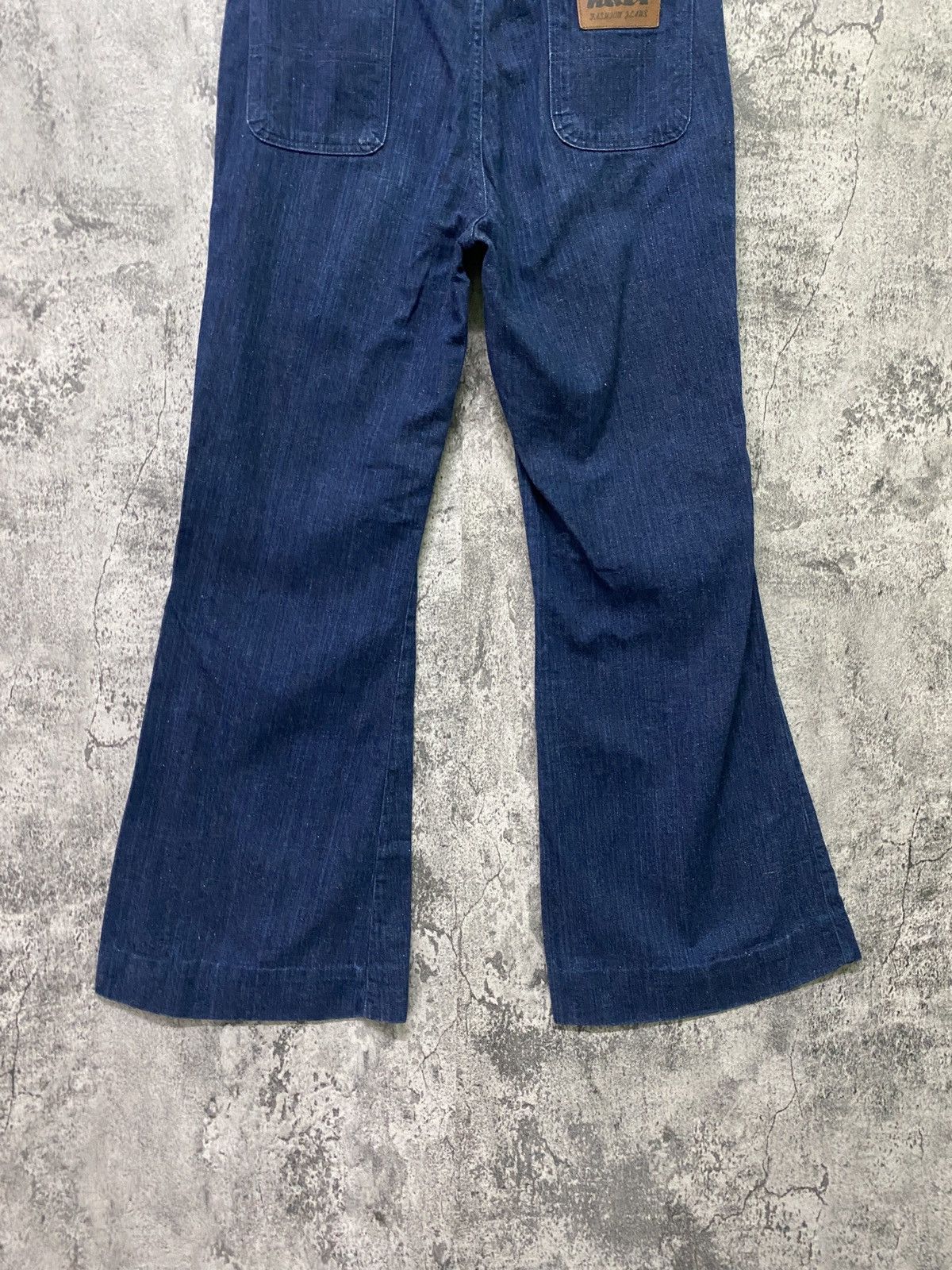 Designer × Japanese Brand Japan Made HALF Flared Wide Leg Bush pant not Jeans Pant Size US 28 / EU 44 - 15 Thumbnail