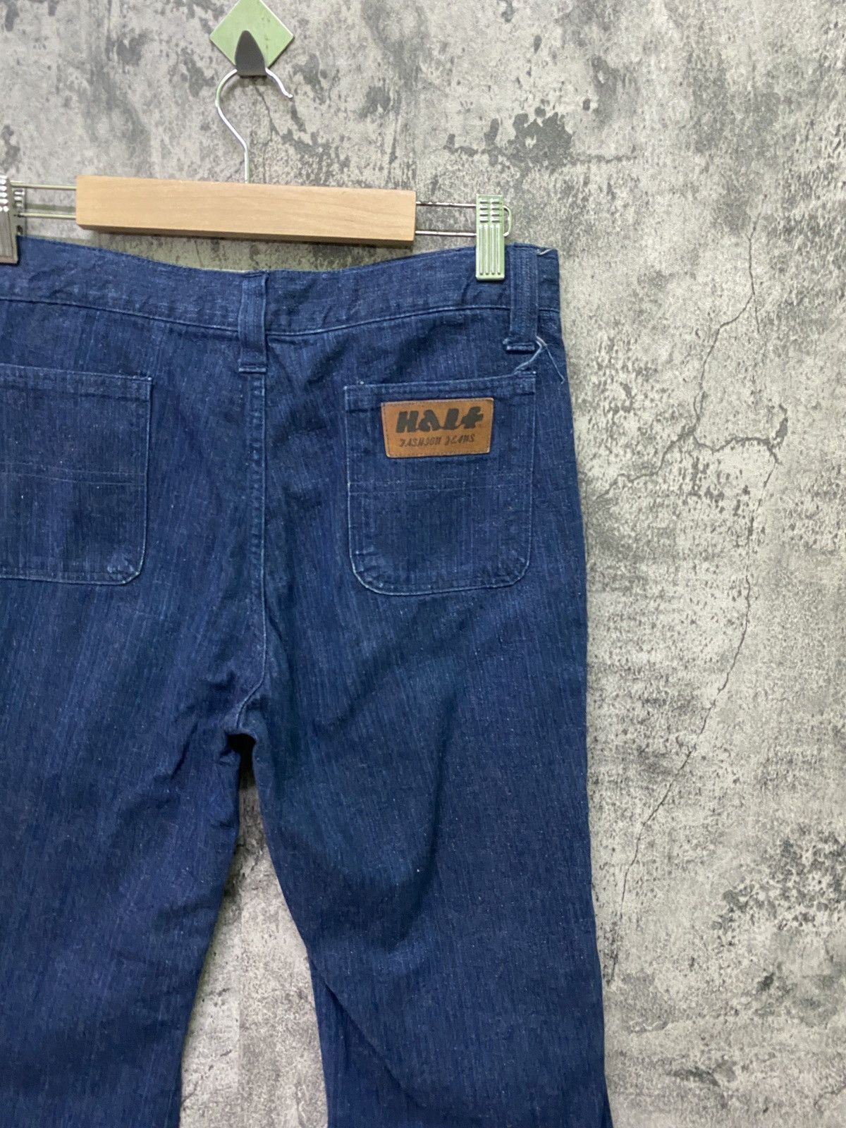 Designer × Japanese Brand Japan Made HALF Flared Wide Leg Bush pant not Jeans Pant Size US 28 / EU 44 - 12 Thumbnail
