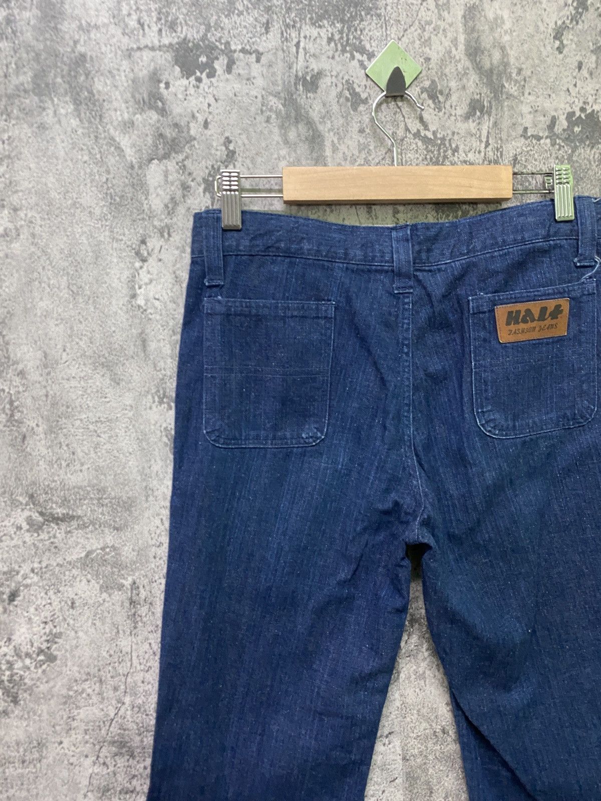 Designer × Japanese Brand Japan Made HALF Flared Wide Leg Bush pant not Jeans Pant Size US 28 / EU 44 - 11 Thumbnail