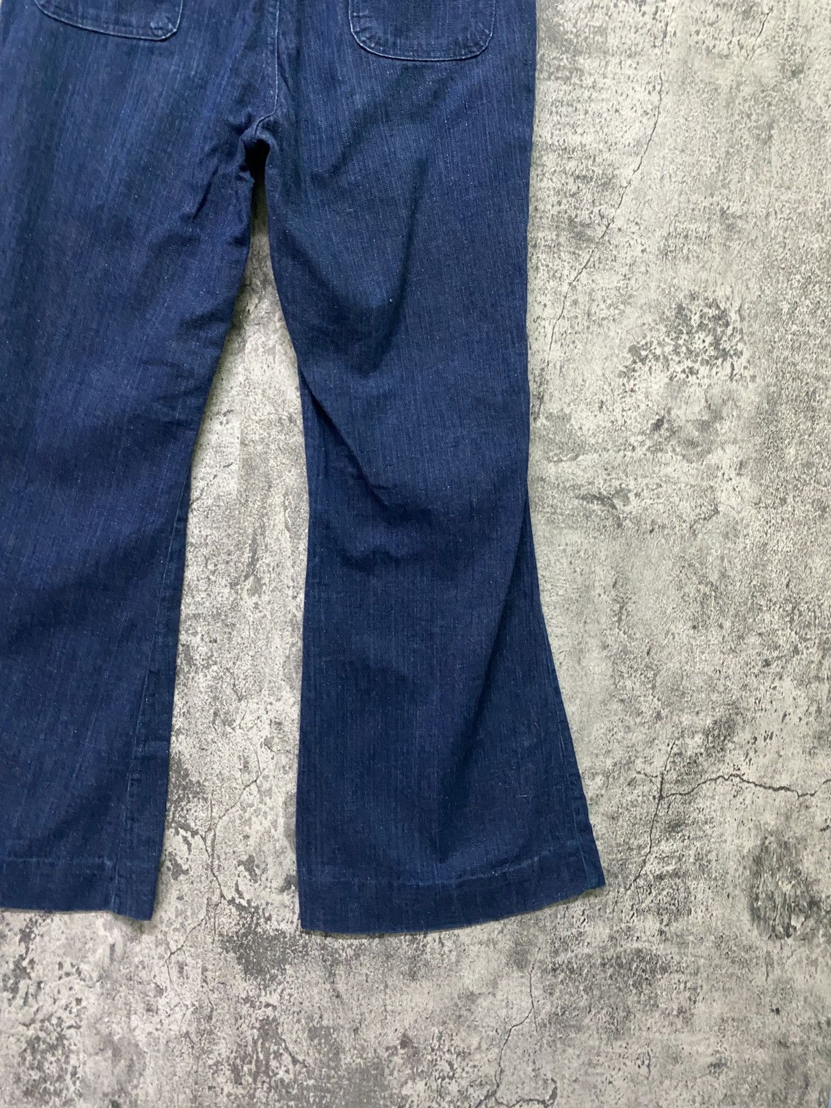 Designer × Japanese Brand Japan Made HALF Flared Wide Leg Bush pant not Jeans Pant Size US 28 / EU 44 - 13 Thumbnail