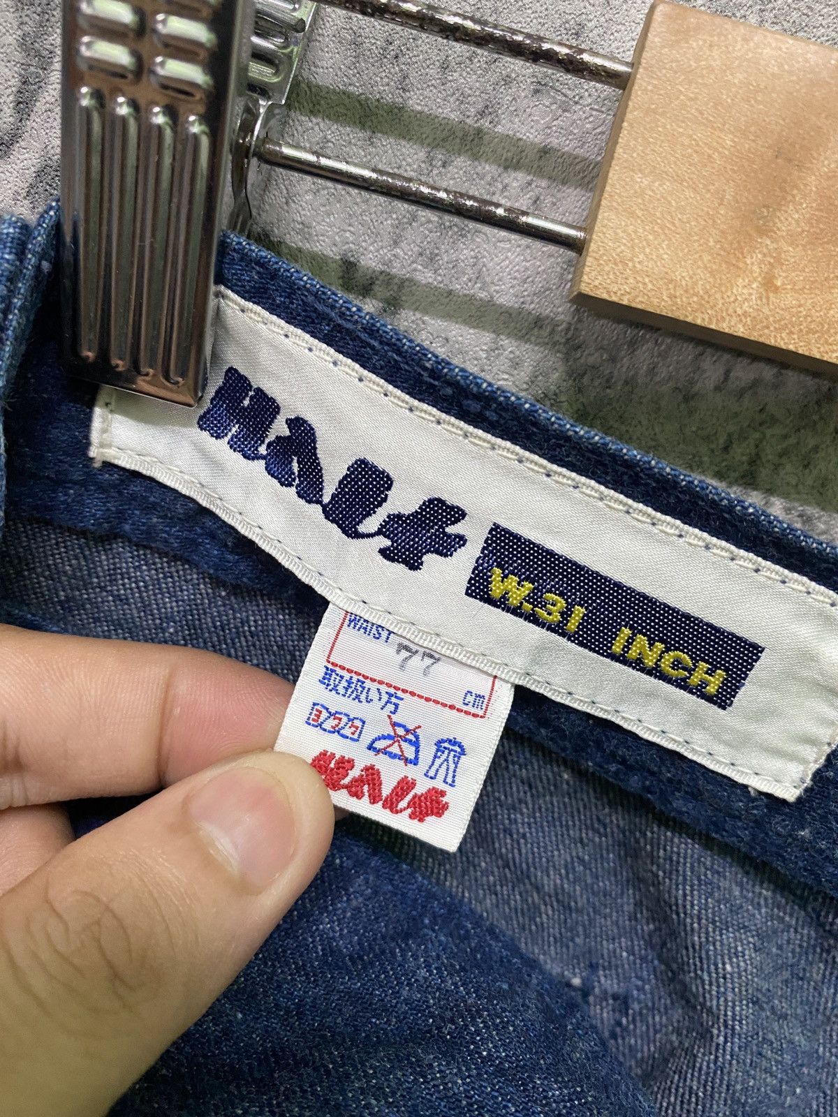 Designer × Japanese Brand Japan Made HALF Flared Wide Leg Bush pant not Jeans Pant Size US 28 / EU 44 - 17 Thumbnail
