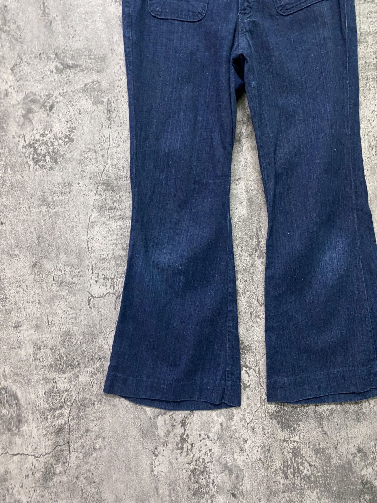 Designer × Japanese Brand Japan Made HALF Flared Wide Leg Bush pant not Jeans Pant Size US 28 / EU 44 - 7 Thumbnail