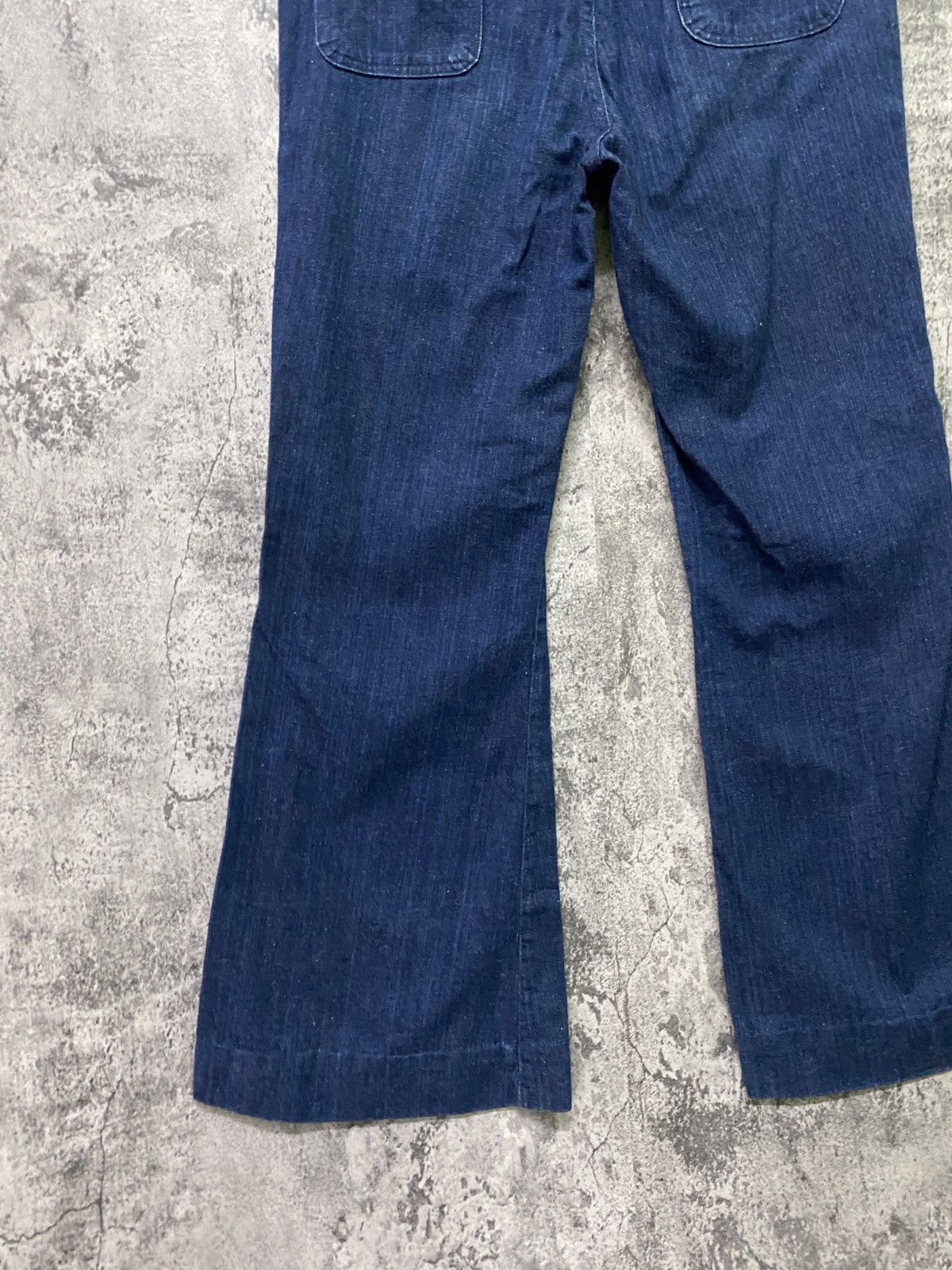 Designer × Japanese Brand Japan Made HALF Flared Wide Leg Bush pant not Jeans Pant Size US 28 / EU 44 - 14 Thumbnail