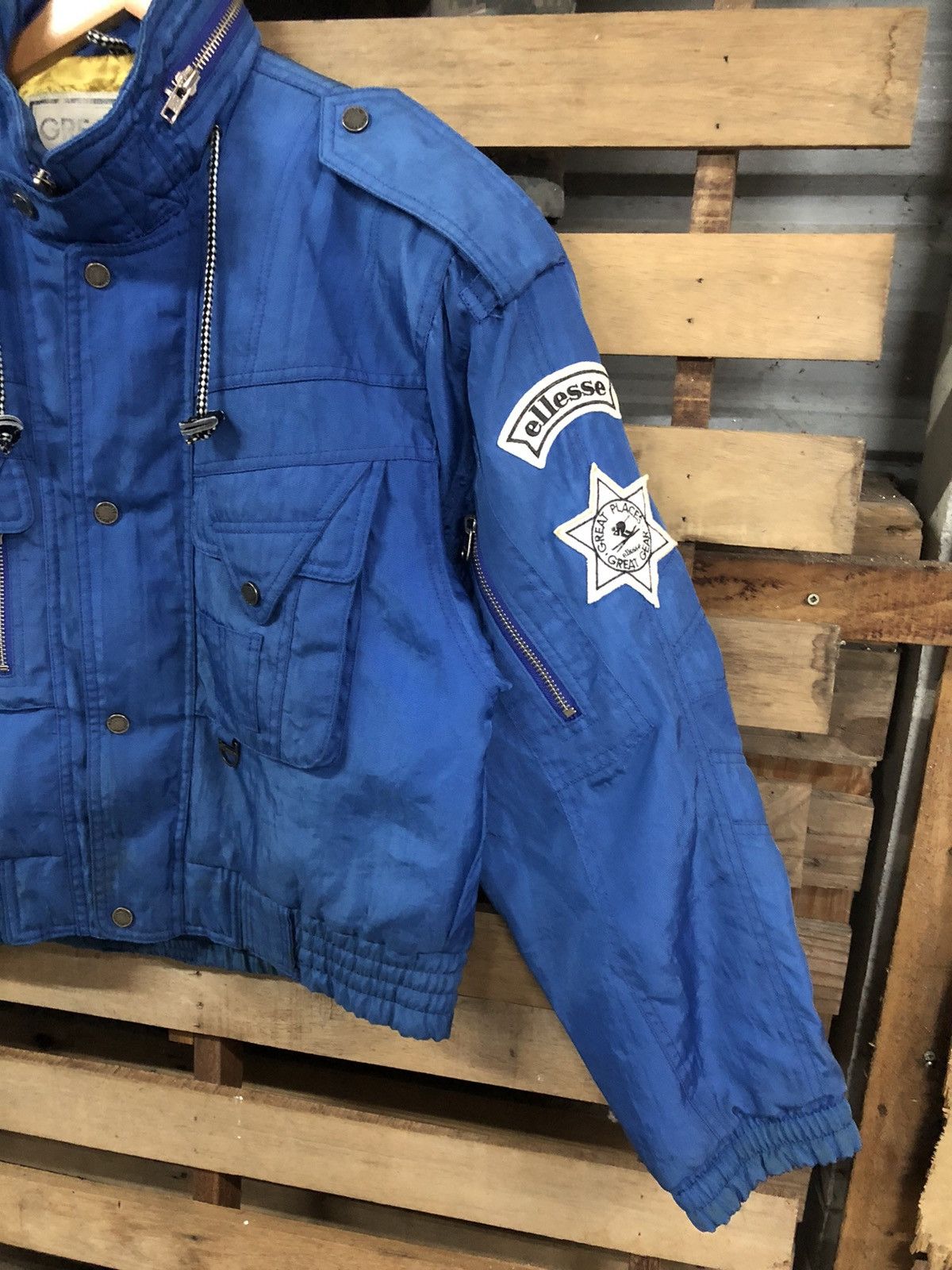 Ellesse Vintage Ellesse X Goldwin Snowboard Jacket Nice Design Size US M / EU 48-50 / 2 - 8 Thumbnail