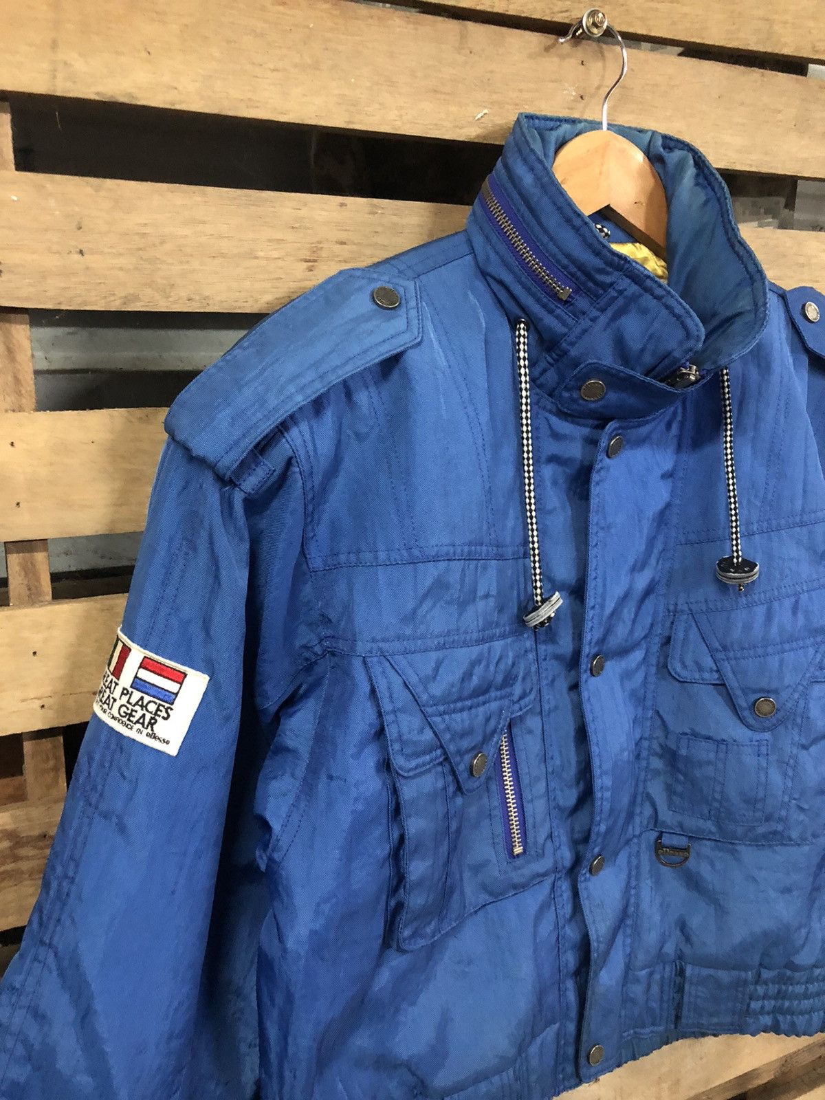Ellesse Vintage Ellesse X Goldwin Snowboard Jacket Nice Design Size US M / EU 48-50 / 2 - 4 Thumbnail