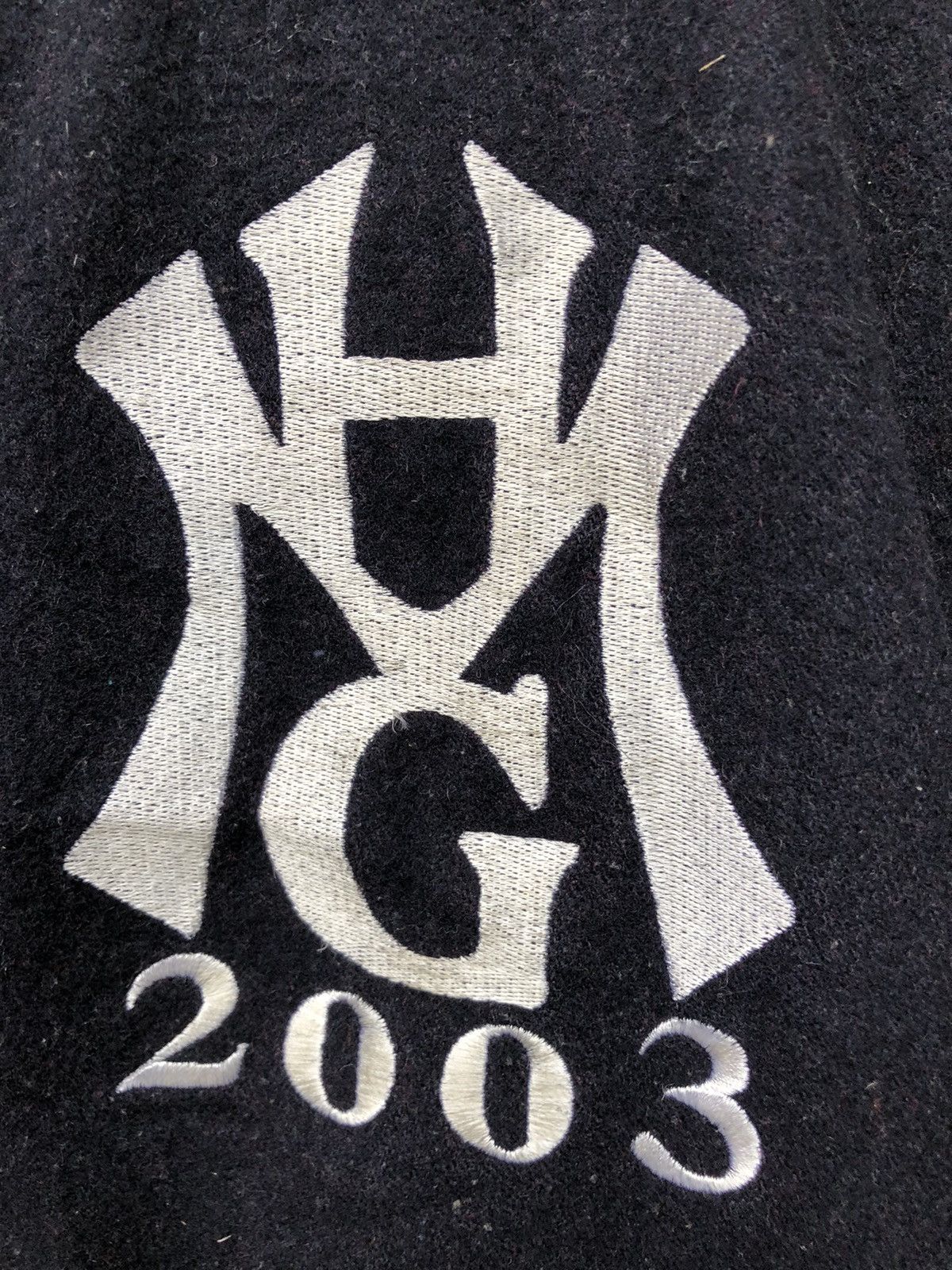 Leather VTG JAPANESE BRAND HMG 2003 VARSITY JACKET Size US L / EU 52-54 / 3 - 3 Thumbnail