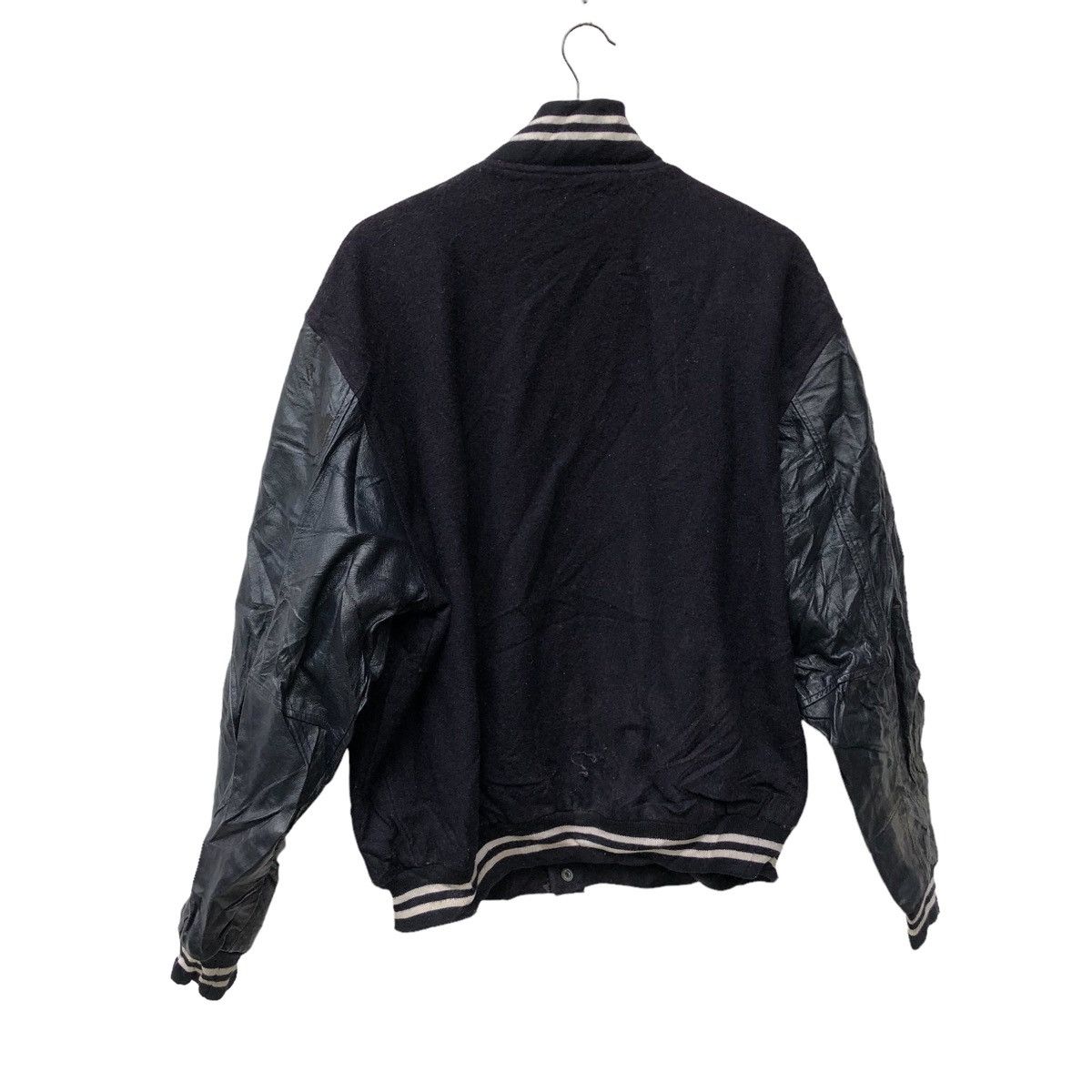 Leather VTG JAPANESE BRAND HMG 2003 VARSITY JACKET Size US L / EU 52-54 / 3 - 2 Thumbnail