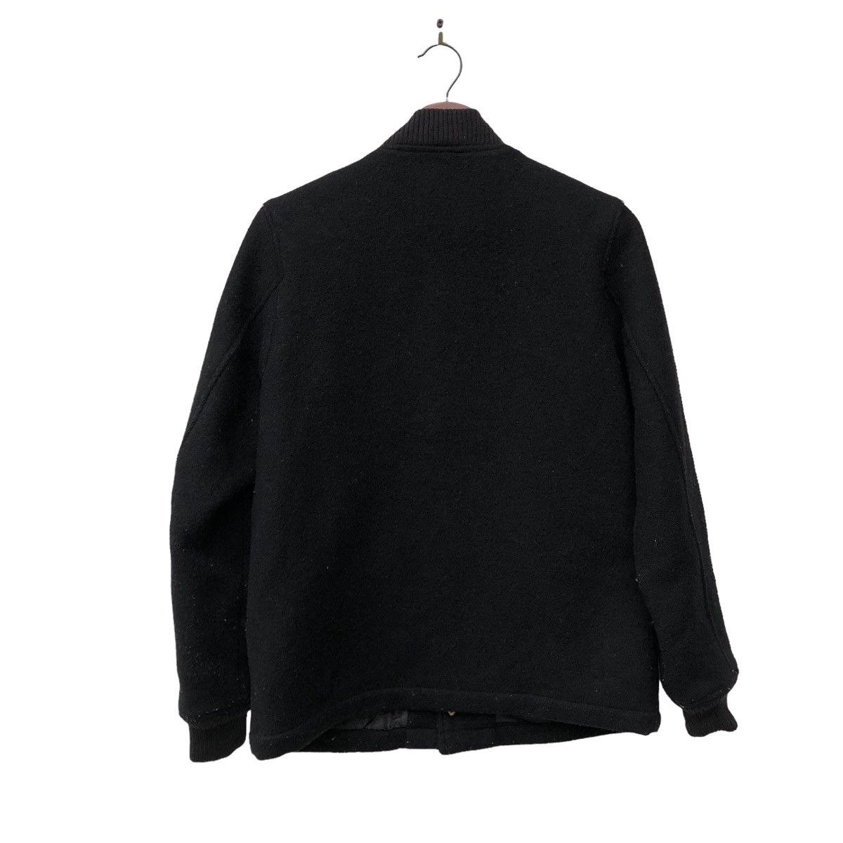 Japanese Brand VTG WORLD WIDE LOVE LETS SIT BACK AND WAIT VARSITY JACKET Size US M / EU 48-50 / 2 - 2 Thumbnail