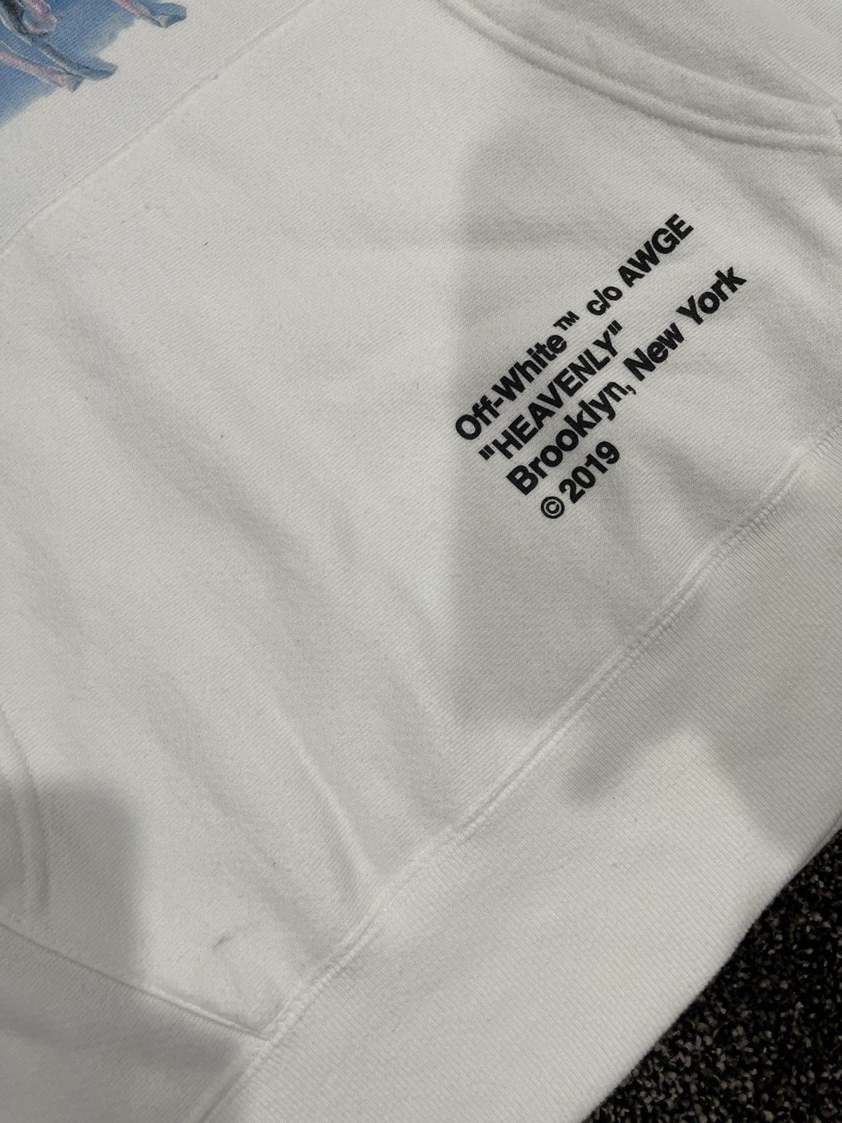 AWGE Off-White x AWGE A$AP Yams Day 2019 White Hoodie Size US L / EU 52-54 / 3 - 7 Thumbnail