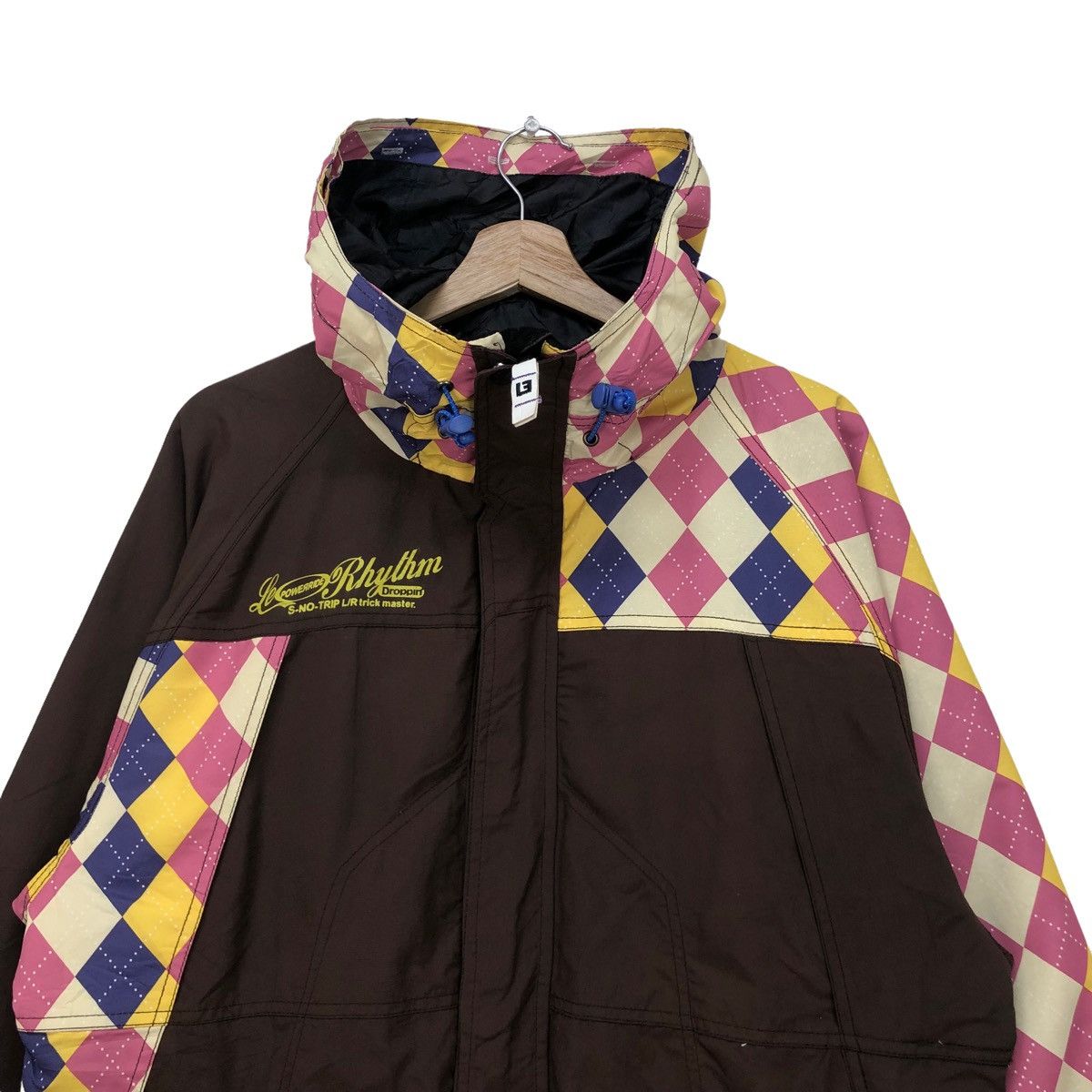 Japanese Brand Vtg Le Rhythm Snowboarding Plaids Multicolour Jacket Size US L / EU 52-54 / 3 - 4 Thumbnail