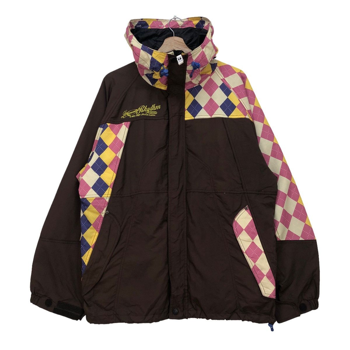 Japanese Brand Vtg Le Rhythm Snowboarding Plaids Multicolour Jacket Size US L / EU 52-54 / 3 - 1 Thumbnail
