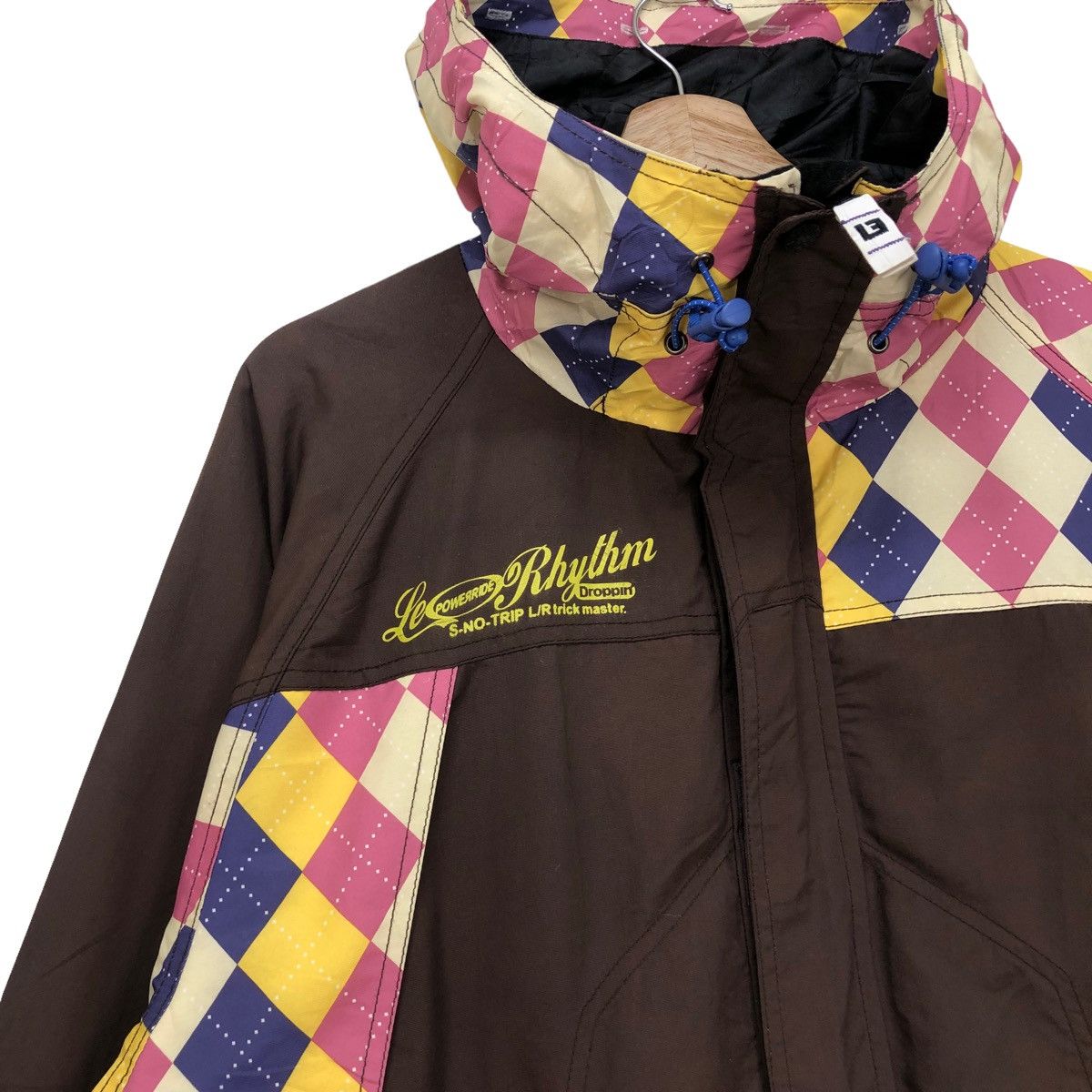 Japanese Brand Vtg Le Rhythm Snowboarding Plaids Multicolour Jacket Size US L / EU 52-54 / 3 - 5 Thumbnail