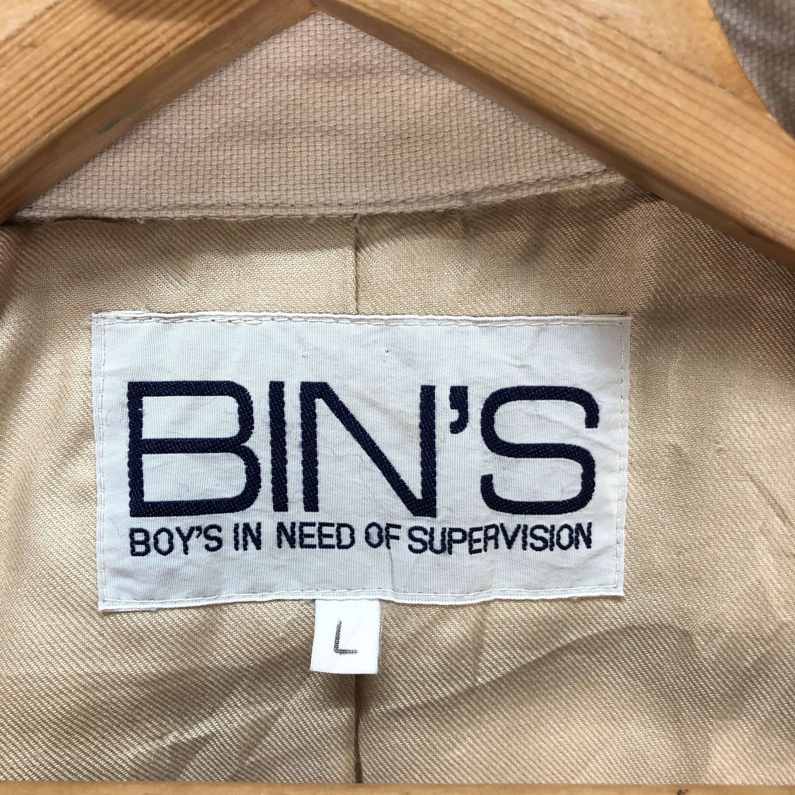 Vintage BIN'S Boy's In Need Of Supervision Jacket #6278-58 Size US L / EU 52-54 / 3 - 9 Thumbnail