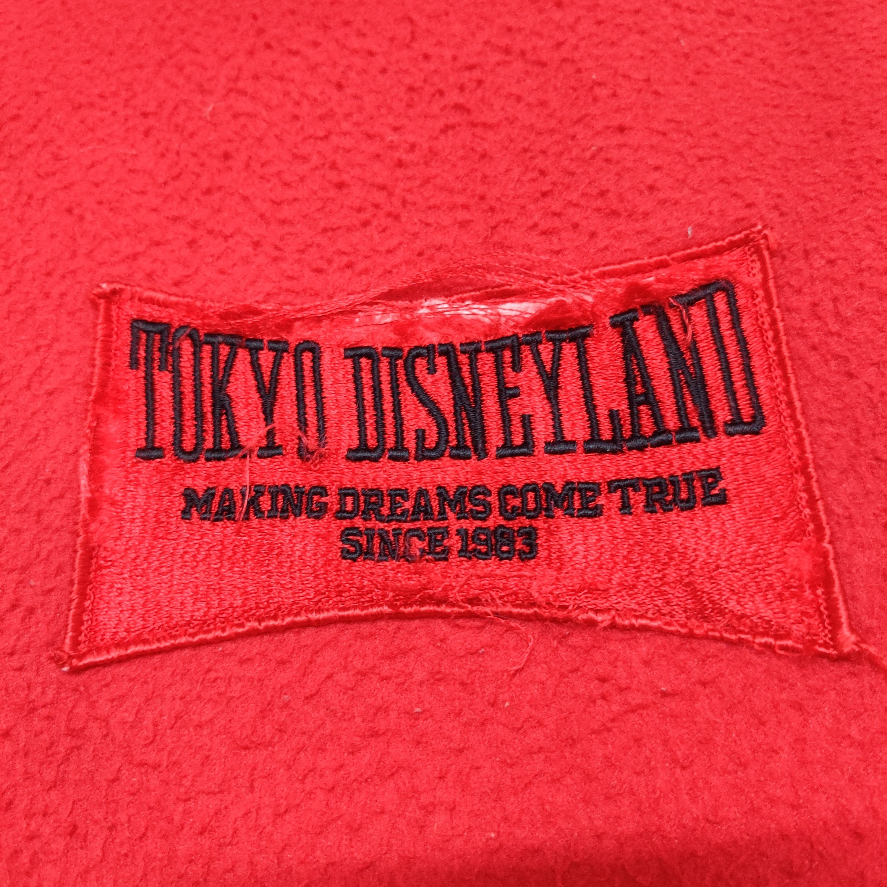 Disney Vintage Tokyo Disneyland Mickey Mouse Fleece Hooded Jacket Size US L / EU 52-54 / 3 - 7 Thumbnail