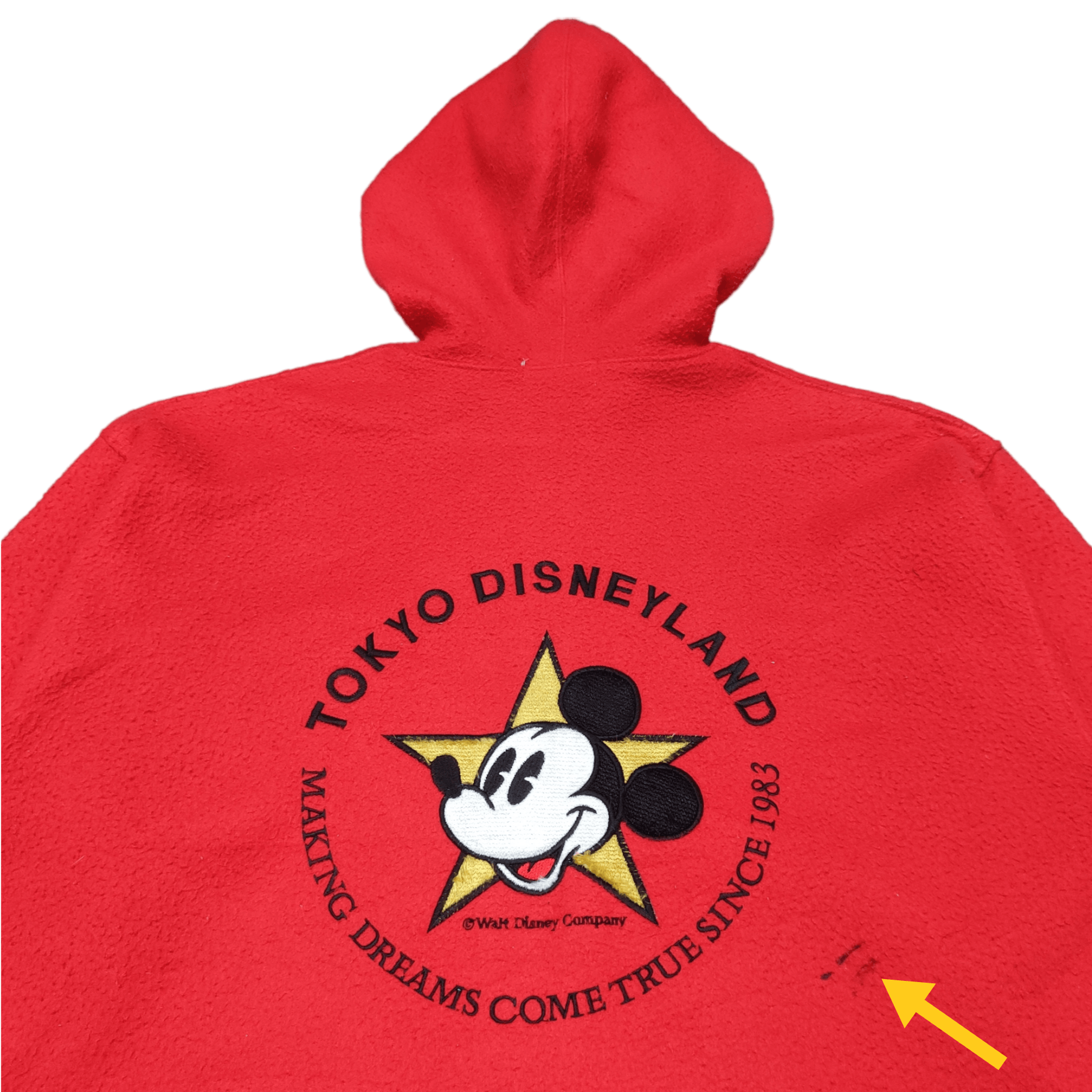 Disney Vintage Tokyo Disneyland Mickey Mouse Fleece Hooded Jacket Size US L / EU 52-54 / 3 - 2 Thumbnail