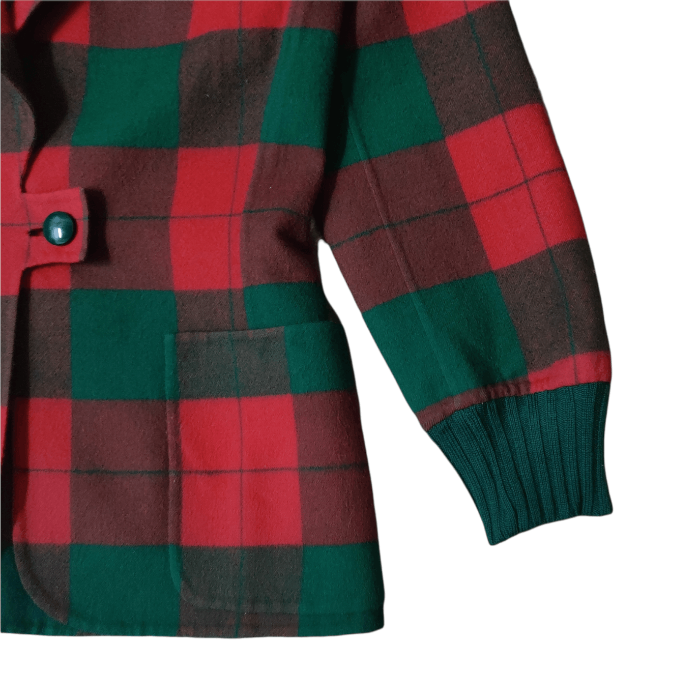 Mila Schon Vintage Mila Schön Lana Wool Plaid One Button Jacket Size M / US 6-8 / IT 42-44 - 4 Thumbnail