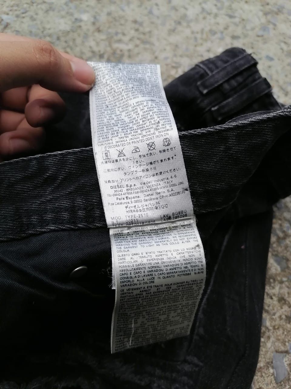 Diesel Black Gold × If Six Was Nine Diesel Black Gold Distressed Black Jeans Size US 34 / EU 50 - 6 Thumbnail