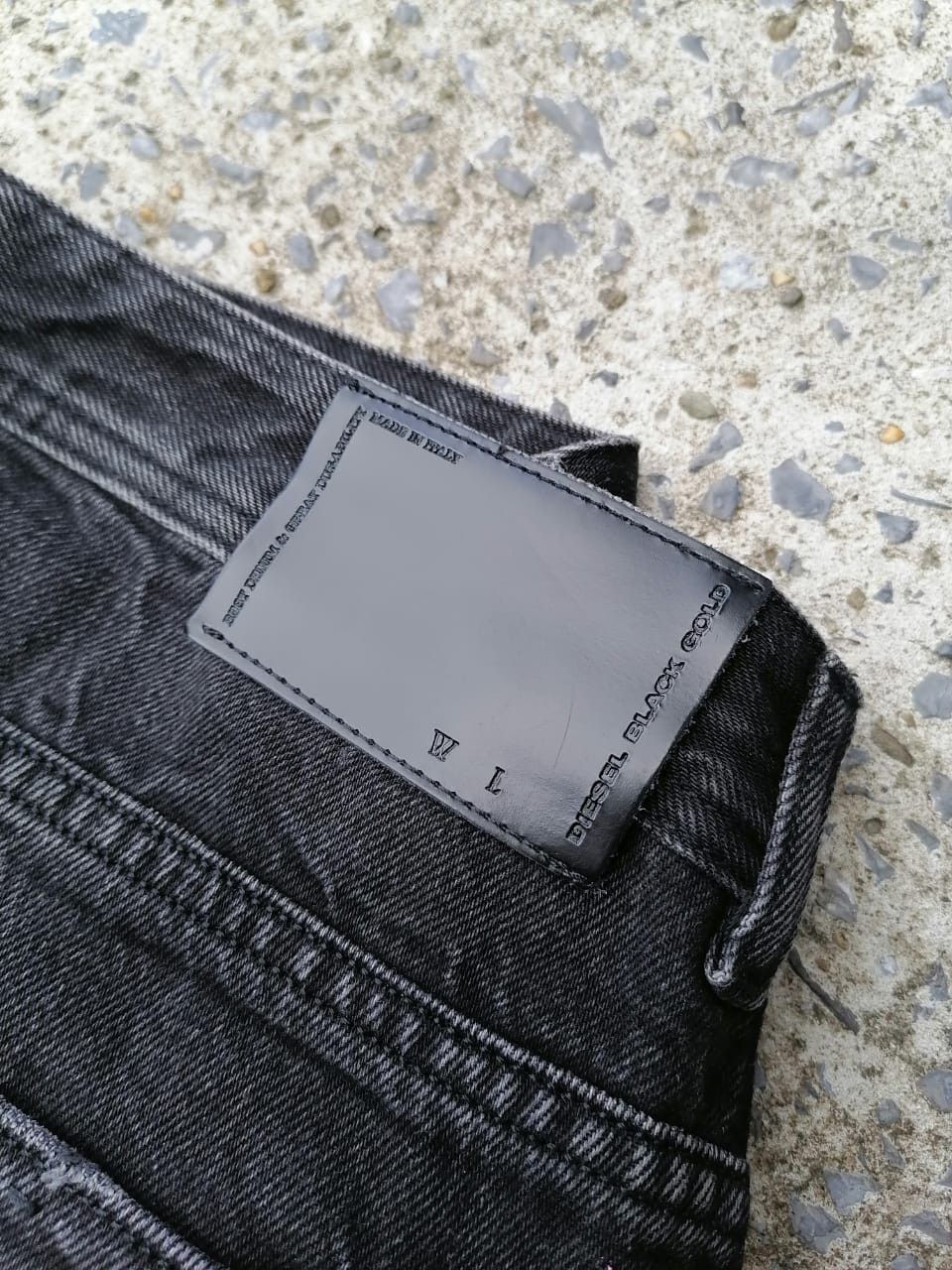 Diesel Black Gold × If Six Was Nine Diesel Black Gold Distressed Black Jeans Size US 34 / EU 50 - 8 Thumbnail