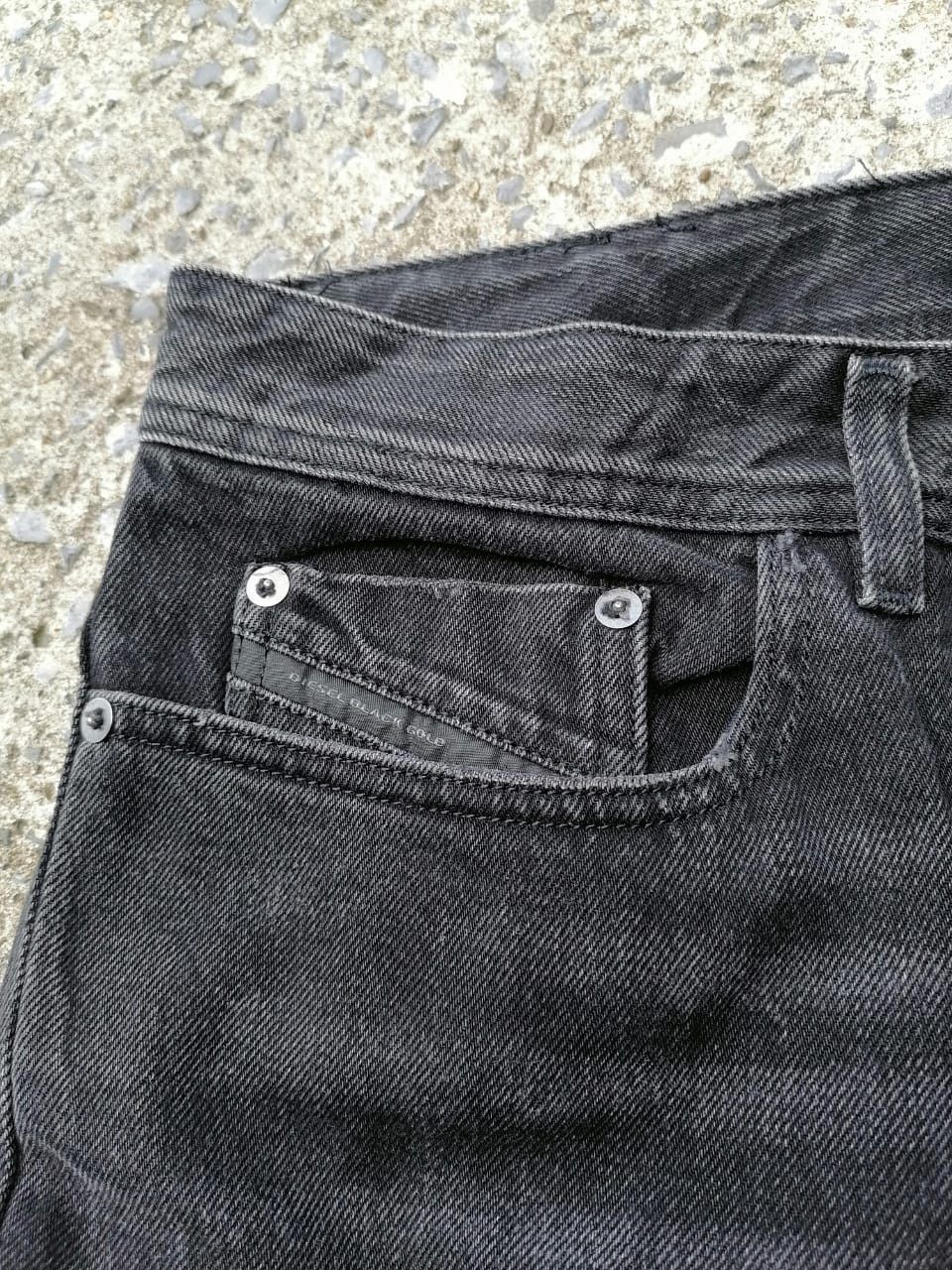 Diesel Black Gold × If Six Was Nine Diesel Black Gold Distressed Black Jeans Size US 34 / EU 50 - 3 Thumbnail
