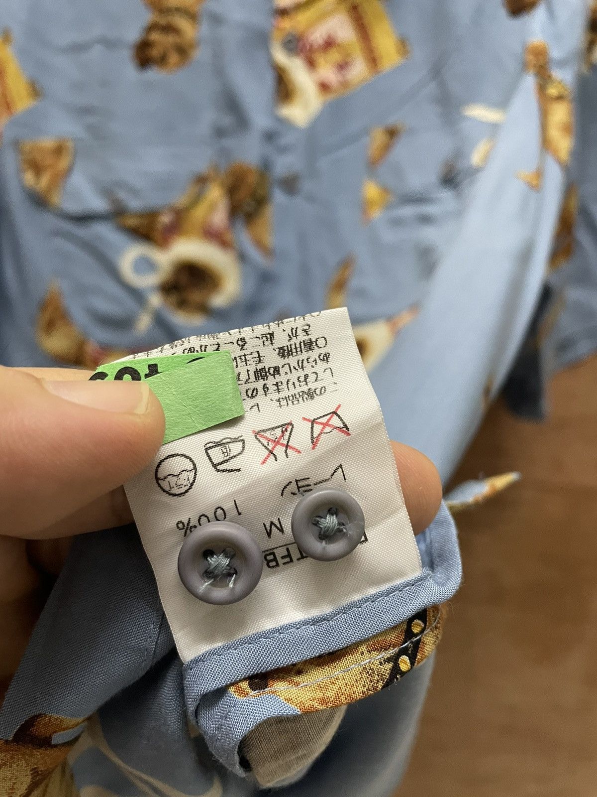 Japanese Brand × Karl Helmut KARL HELMUT SHIRT WITH BULDOG PRINTS Size US M / EU 48-50 / 2 - 5 Thumbnail