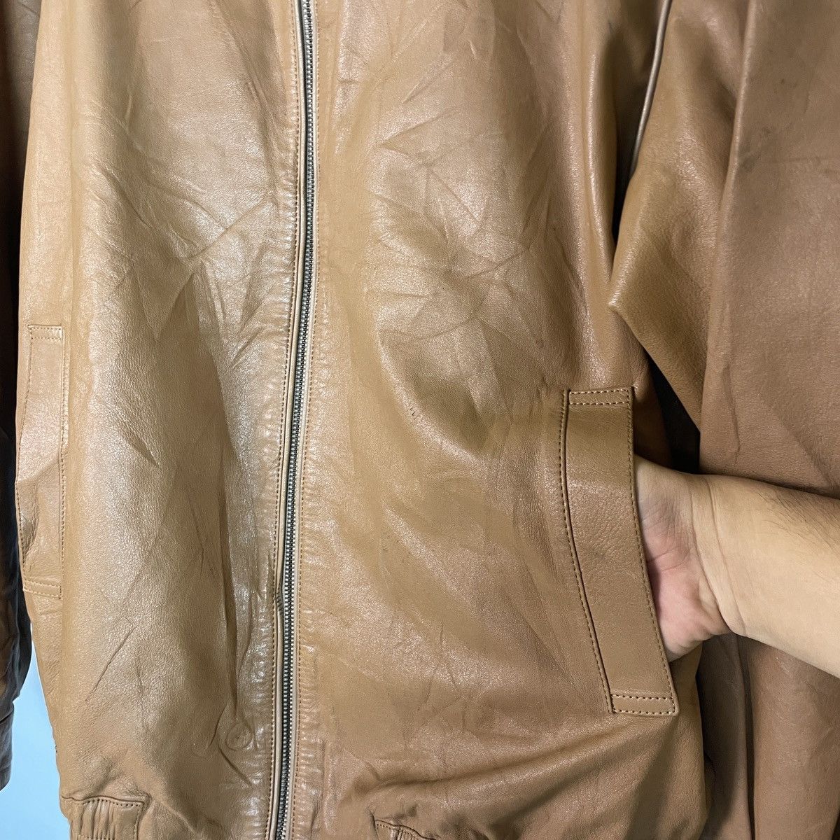 Courreges 🔥LAST PRICE🔥 Courreges Homme Paris Sheep Leather Jacket Size US L / EU 52-54 / 3 - 9 Thumbnail