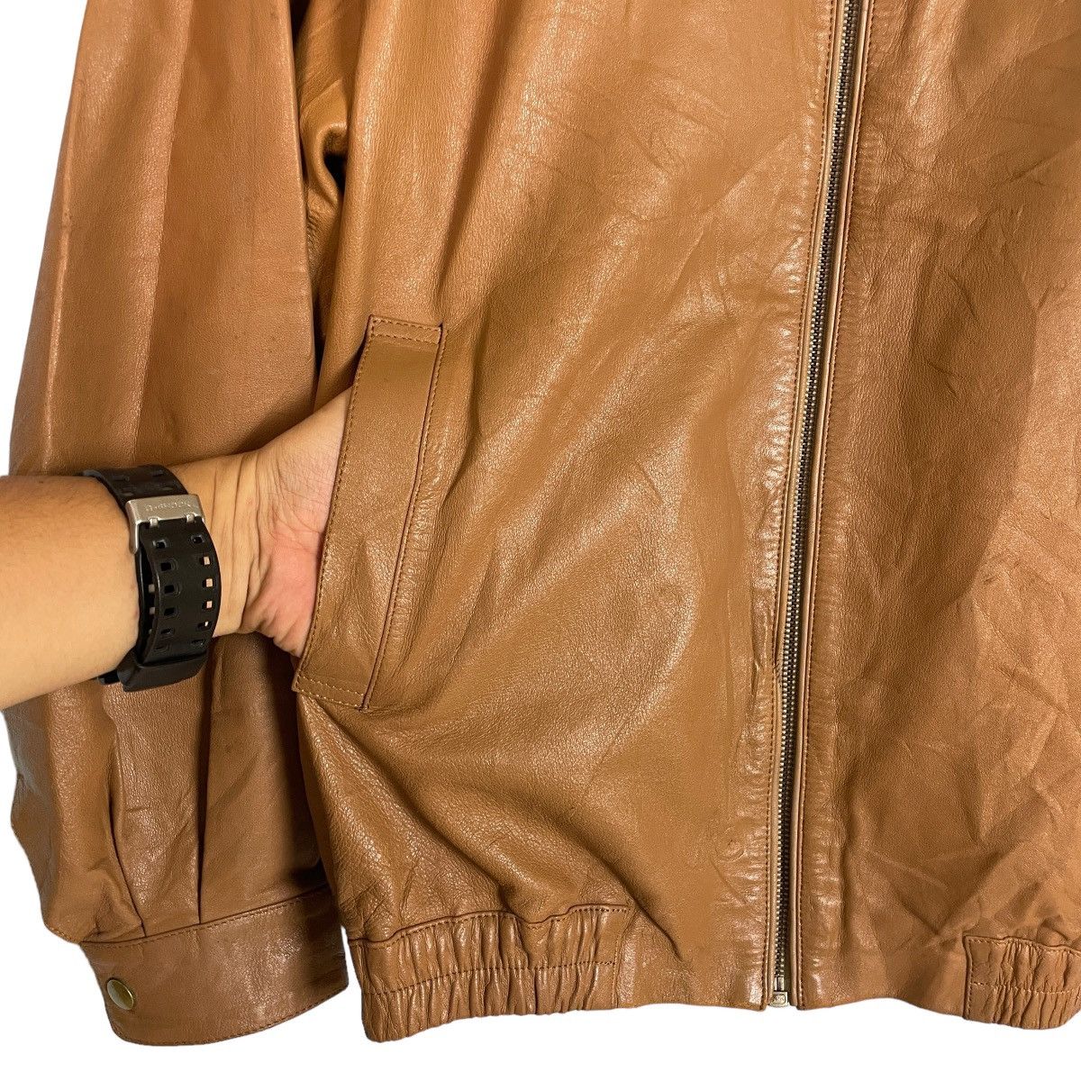 Courreges 🔥LAST PRICE🔥 Courreges Homme Paris Sheep Leather Jacket Size US L / EU 52-54 / 3 - 7 Thumbnail